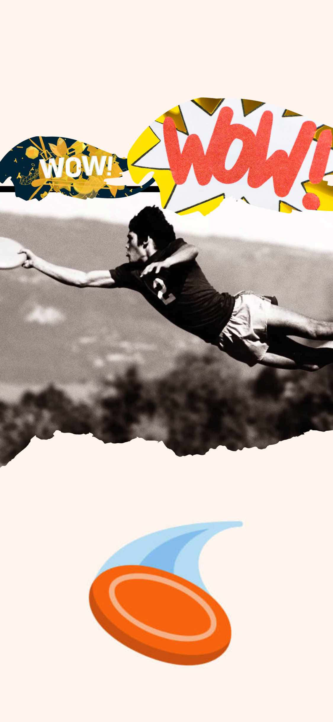 iPhone X Ultimate Frisbee Background Graphic Designs Wallpaper