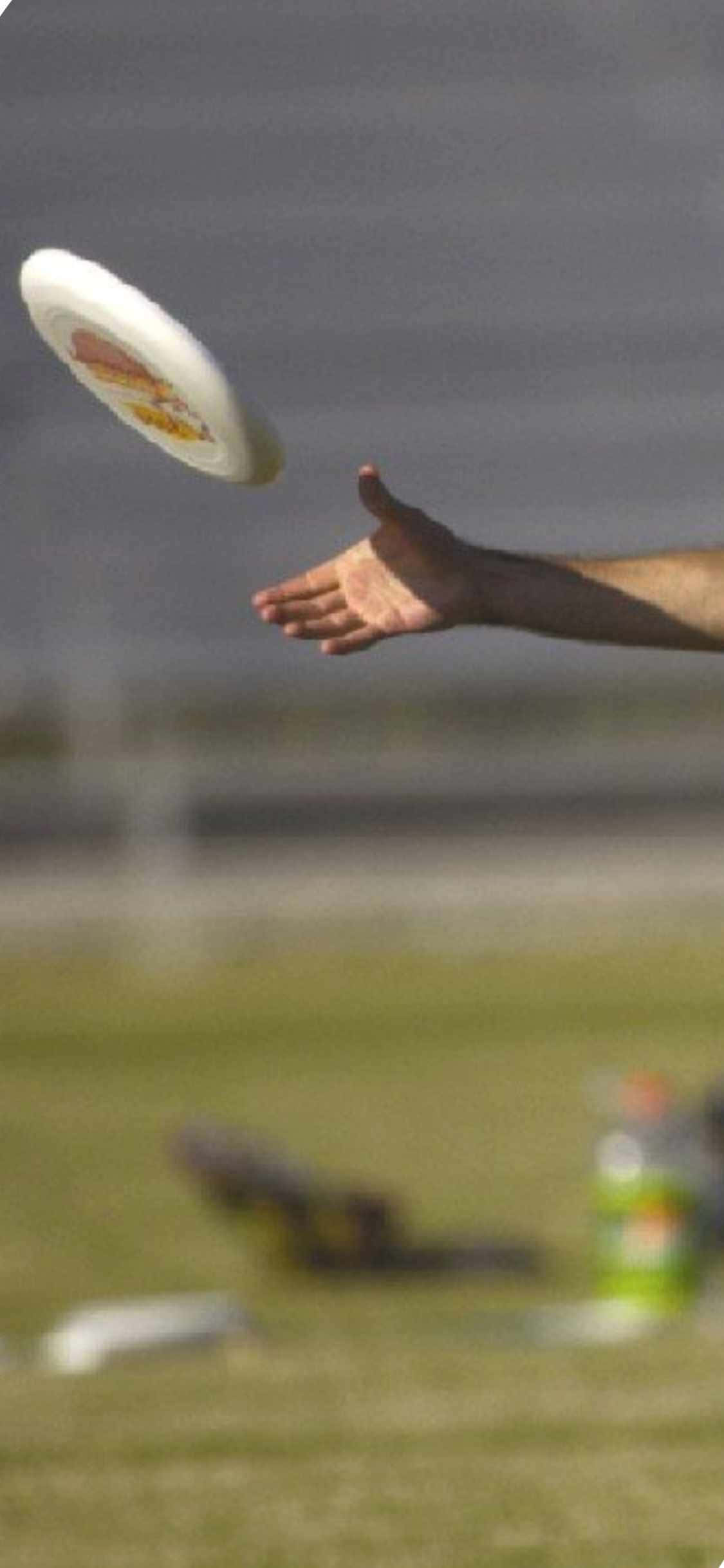 iPhone X Ultimate Frisbee Background Saluhang Kamay Wallpaper