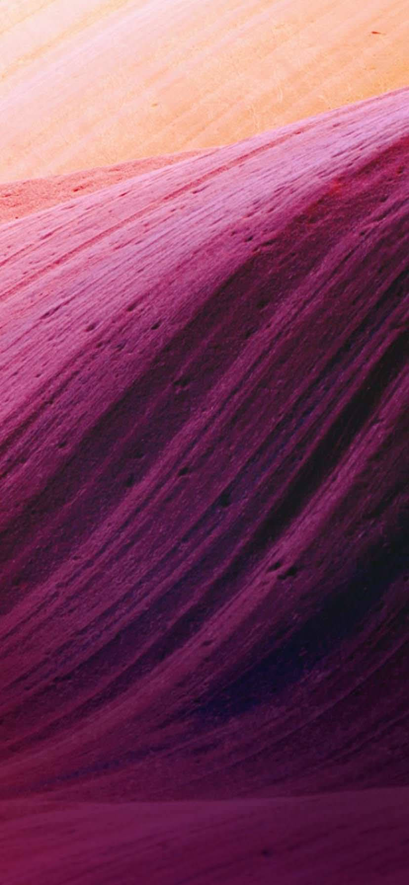 iPhone XR Beige Purple Curves Wallpaper