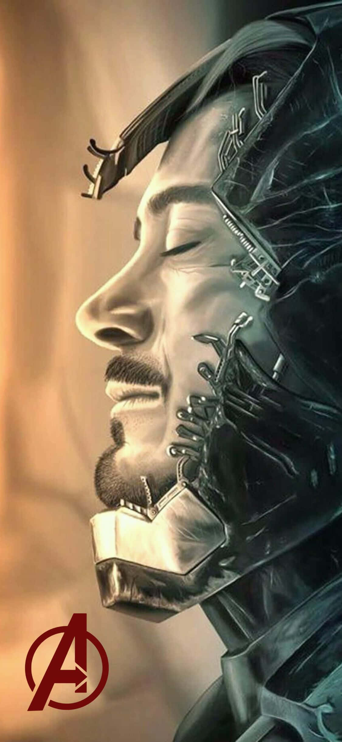 iPhone XS Avengers Background Tony Stark Rest Wallpaper
