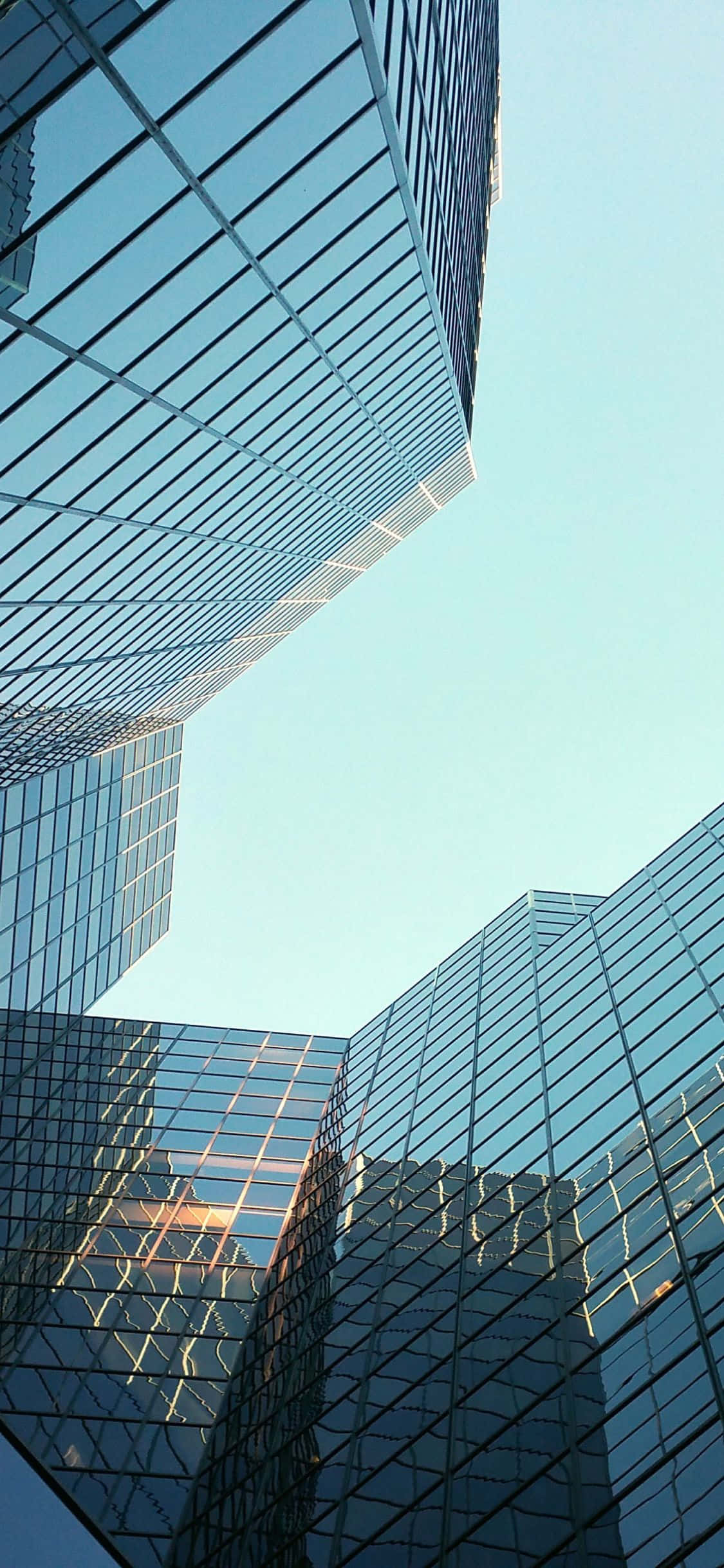 iPhone XS Gusali ng Opisina Background Wallpaper