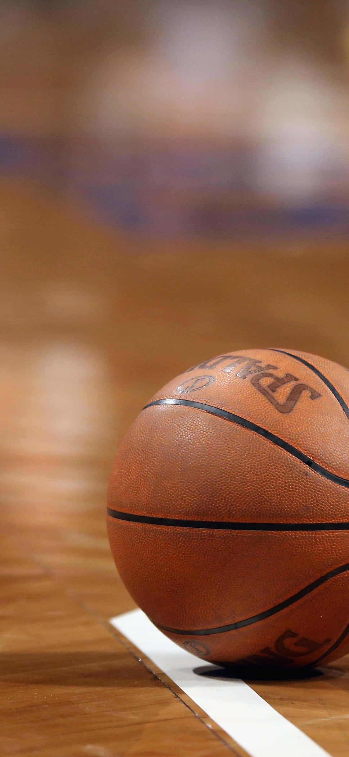 iPhone Xs Basketball Close Up Background Wallpaper
