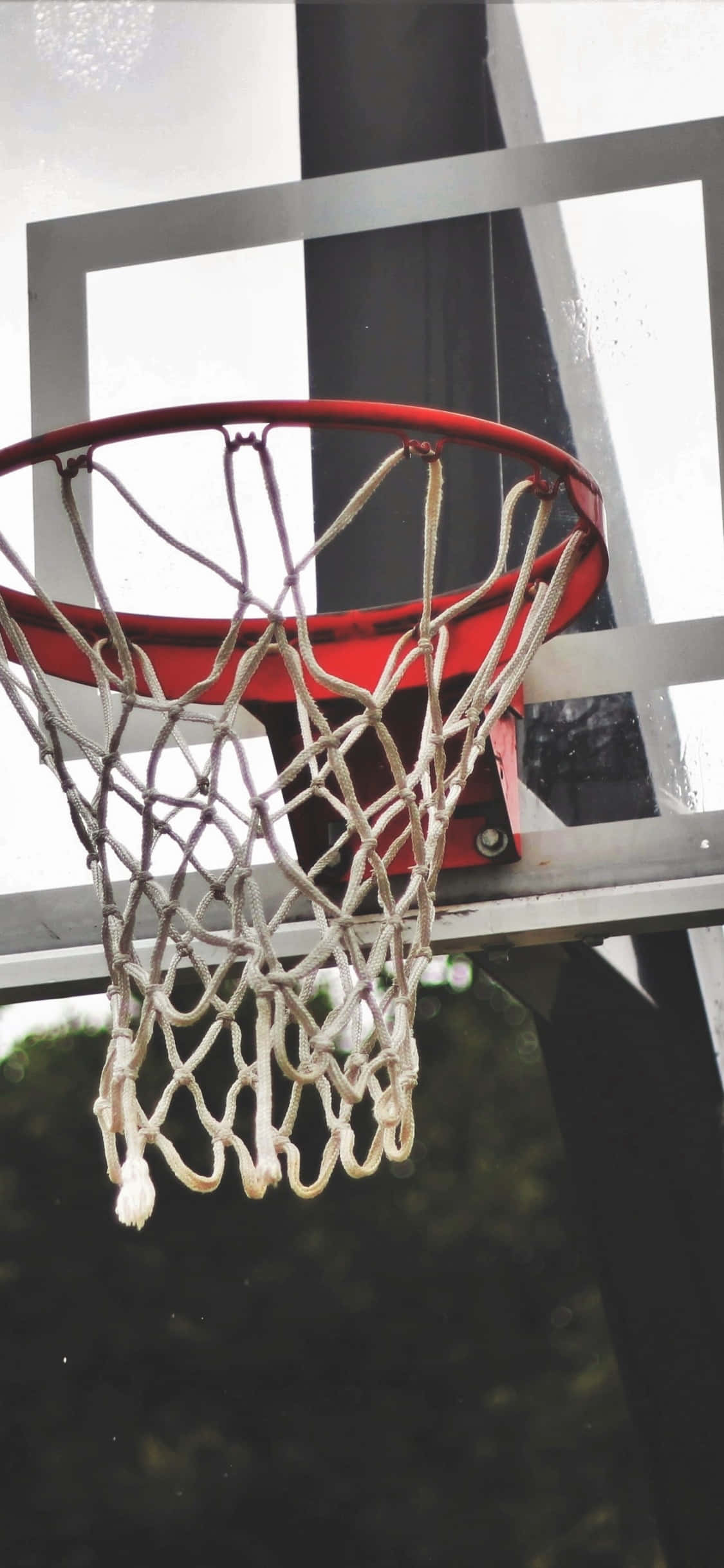 iPhone Xs Basketball Hoop Background Wallpaper