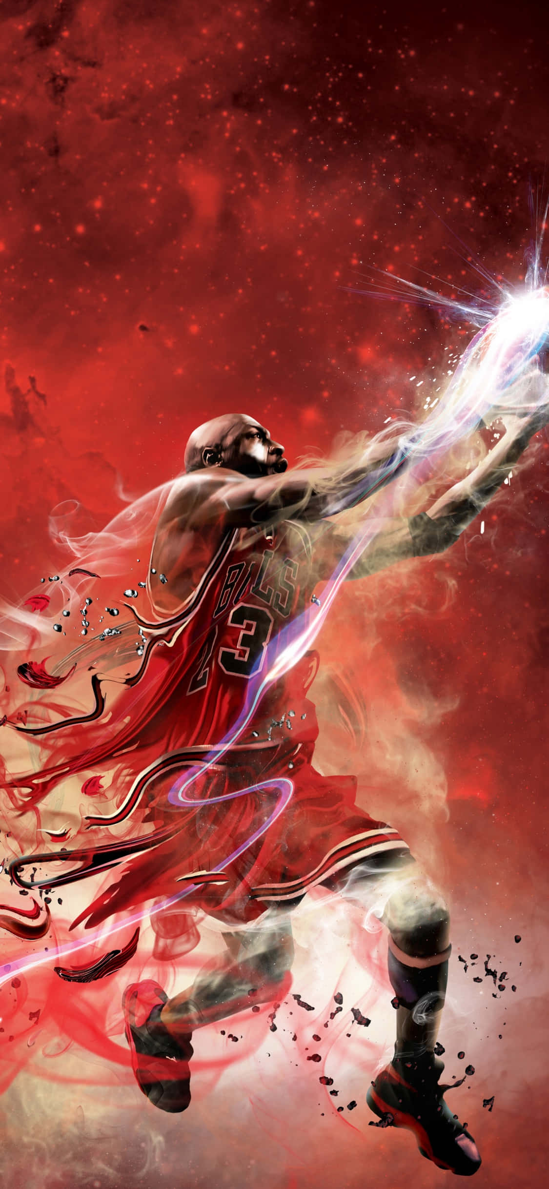 iPhone Xs Basketball Michael Jordan Background Wallpaper