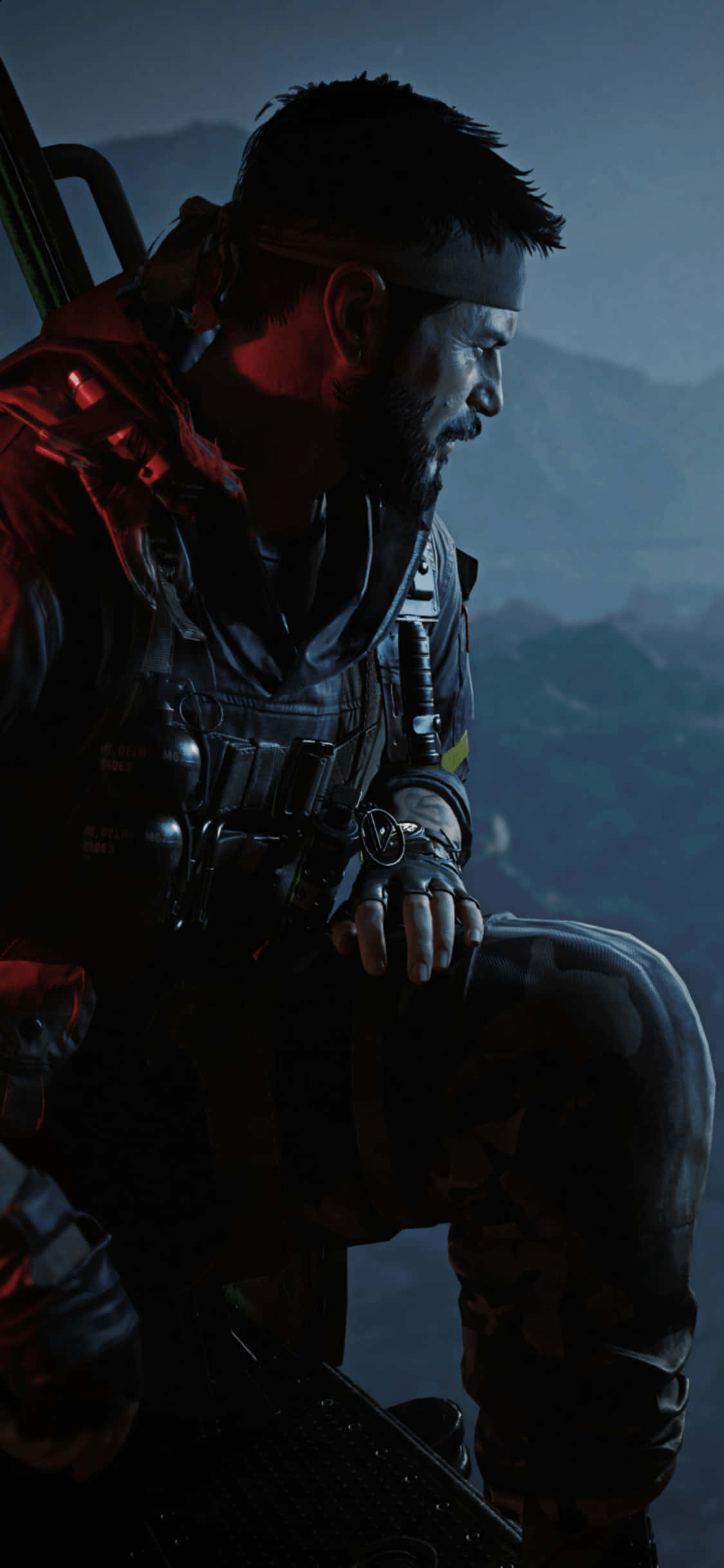 iPhone Xs Call Of Duty Black Ops Cold War Woods Chopper Background Wallpaper