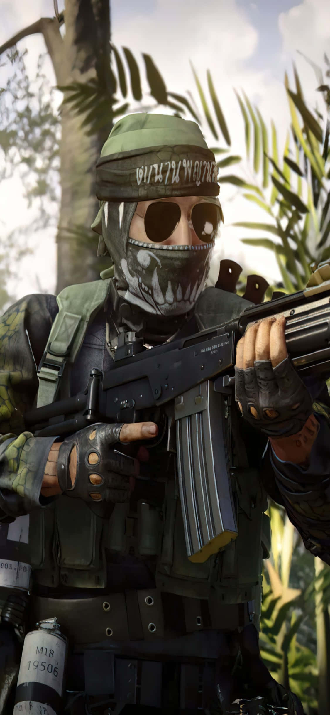 iPhone Xs Call Of Duty Black Ops Cold War Naga Background Wallpaper