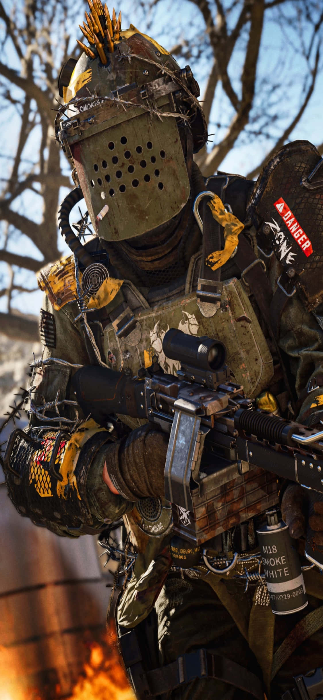 iPhone Xs Call Of Duty Black Ops Cold War Season 3 Background Wallpaper
