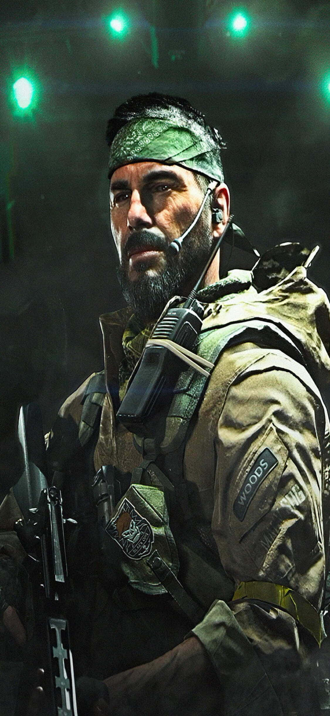 iPhone Xs Call Of Duty Black Ops Cold War Woods Background Wallpaper