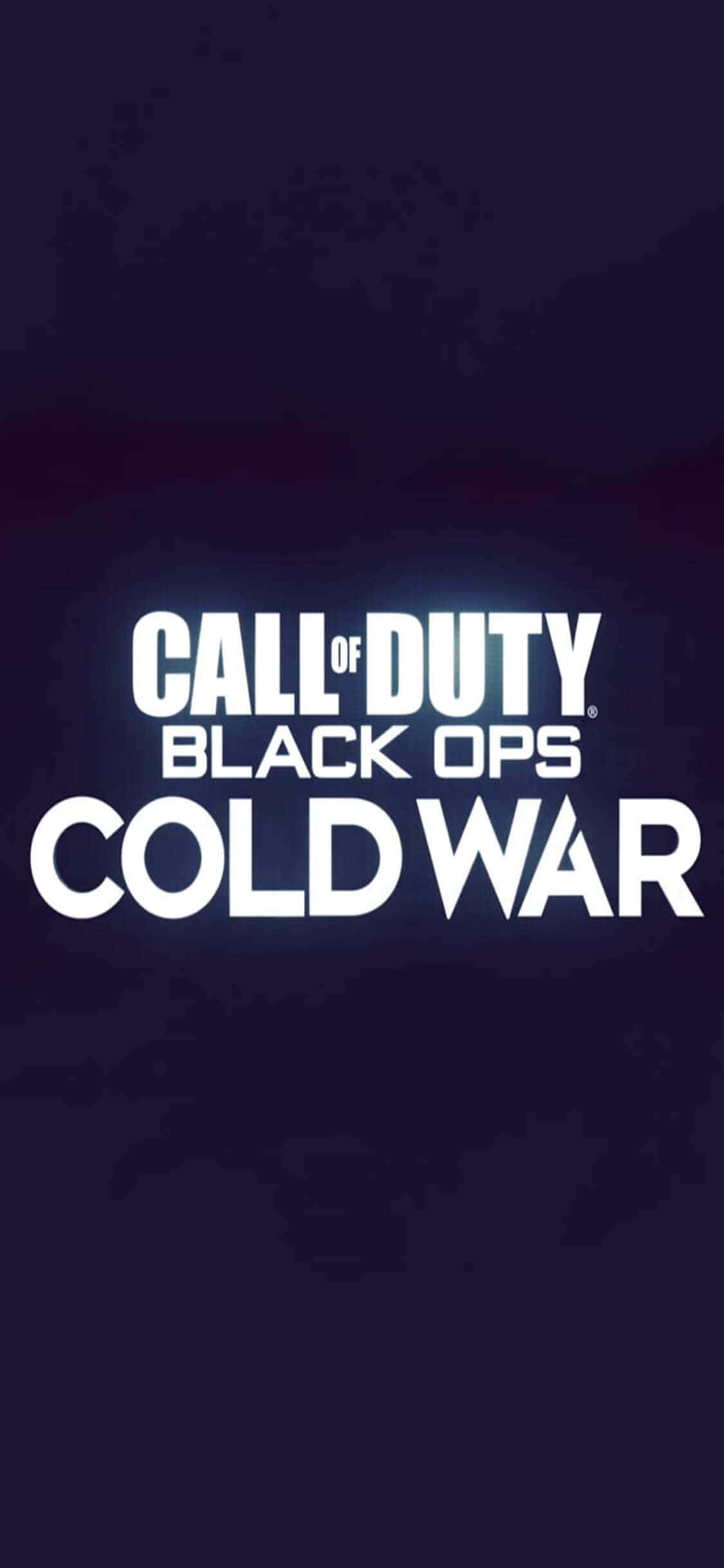 iPhone Xs Call Of Duty Black Ops Cold War Logo Vector Background Wallpaper