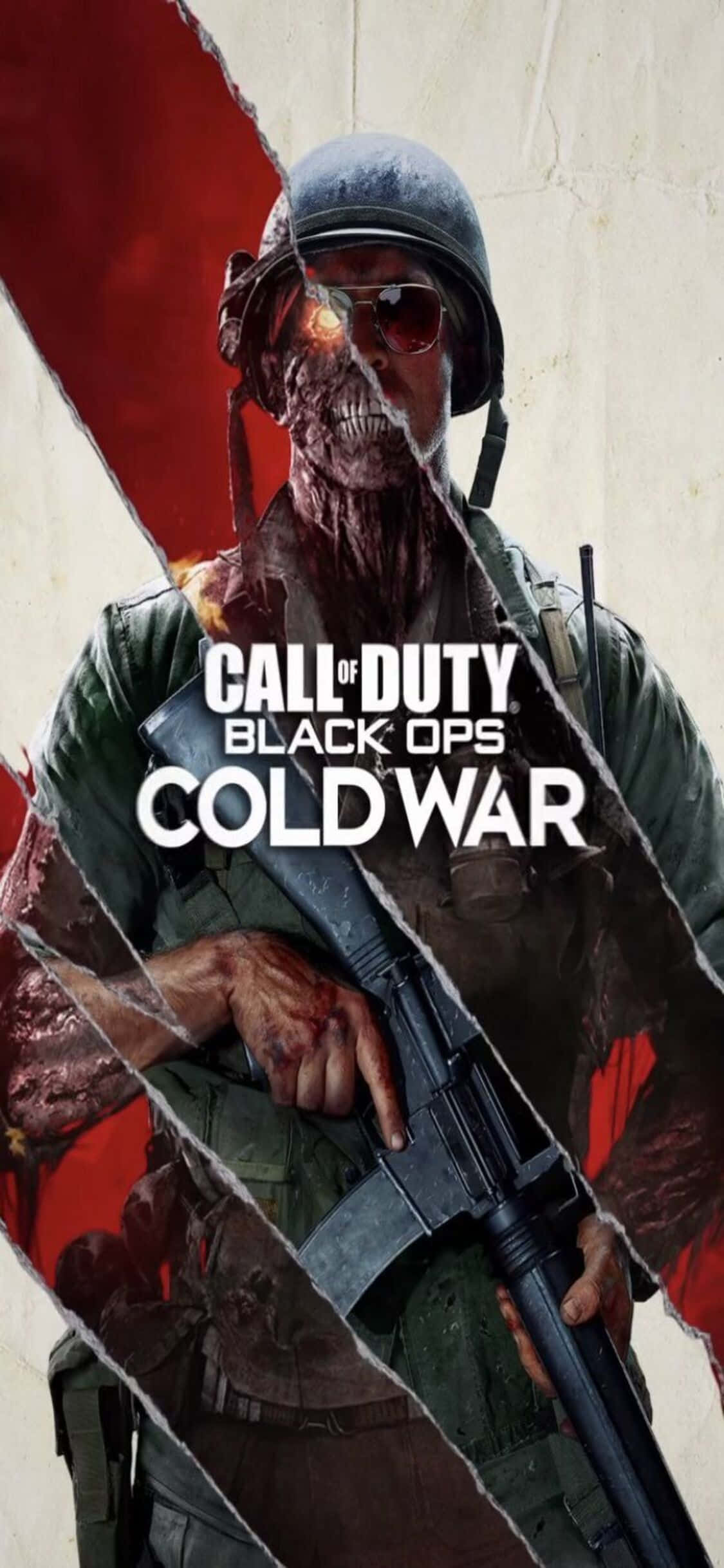 iPhone Xs Call Of Duty Black Ops Cold War Zombies Poster Background Wallpaper