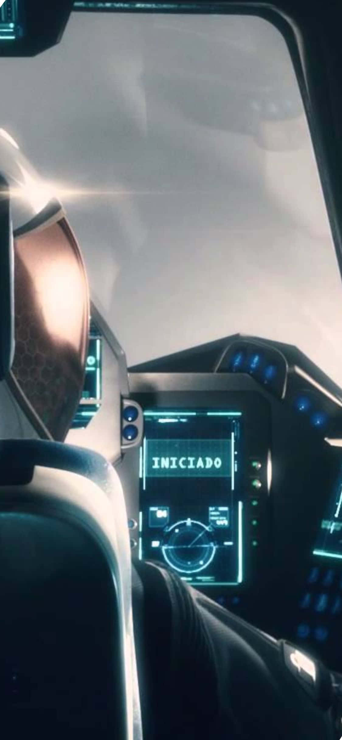 iPhone XS Civilization Beyond Earth Astronaut Spaceship Background Wallpaper