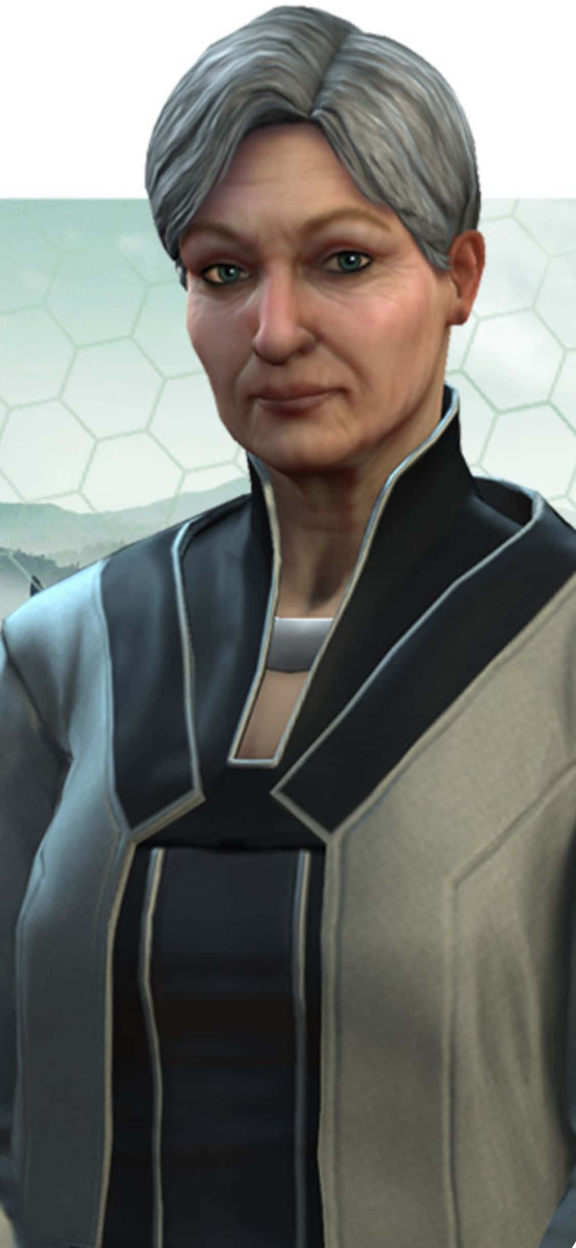 iPhone XS Civilization Beyond Earth Leader Élodie Background Wallpaper