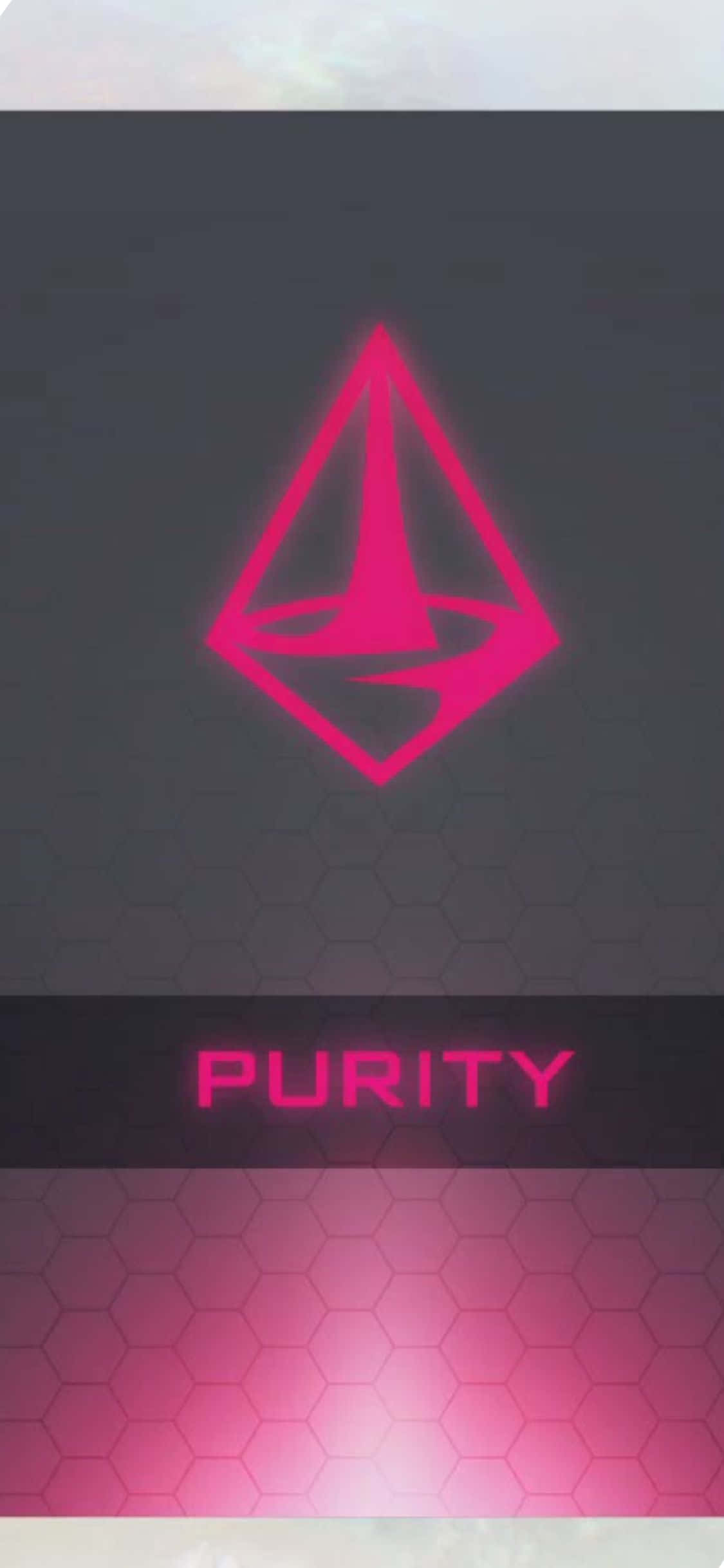 iPhone XS Civilization Beyond Earth Pink Purity Emblem Background Wallpaper