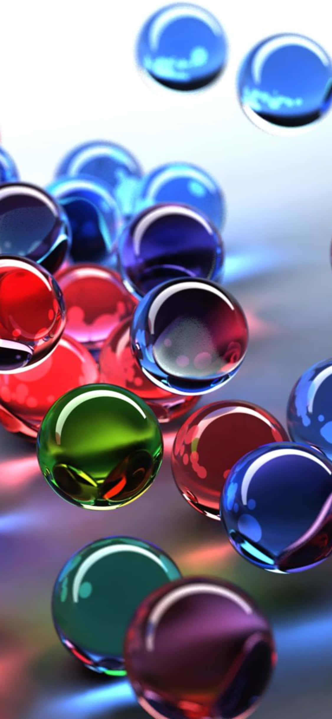 iPhone Xs Desktop Pc Colorful Bubbles Background Wallpaper