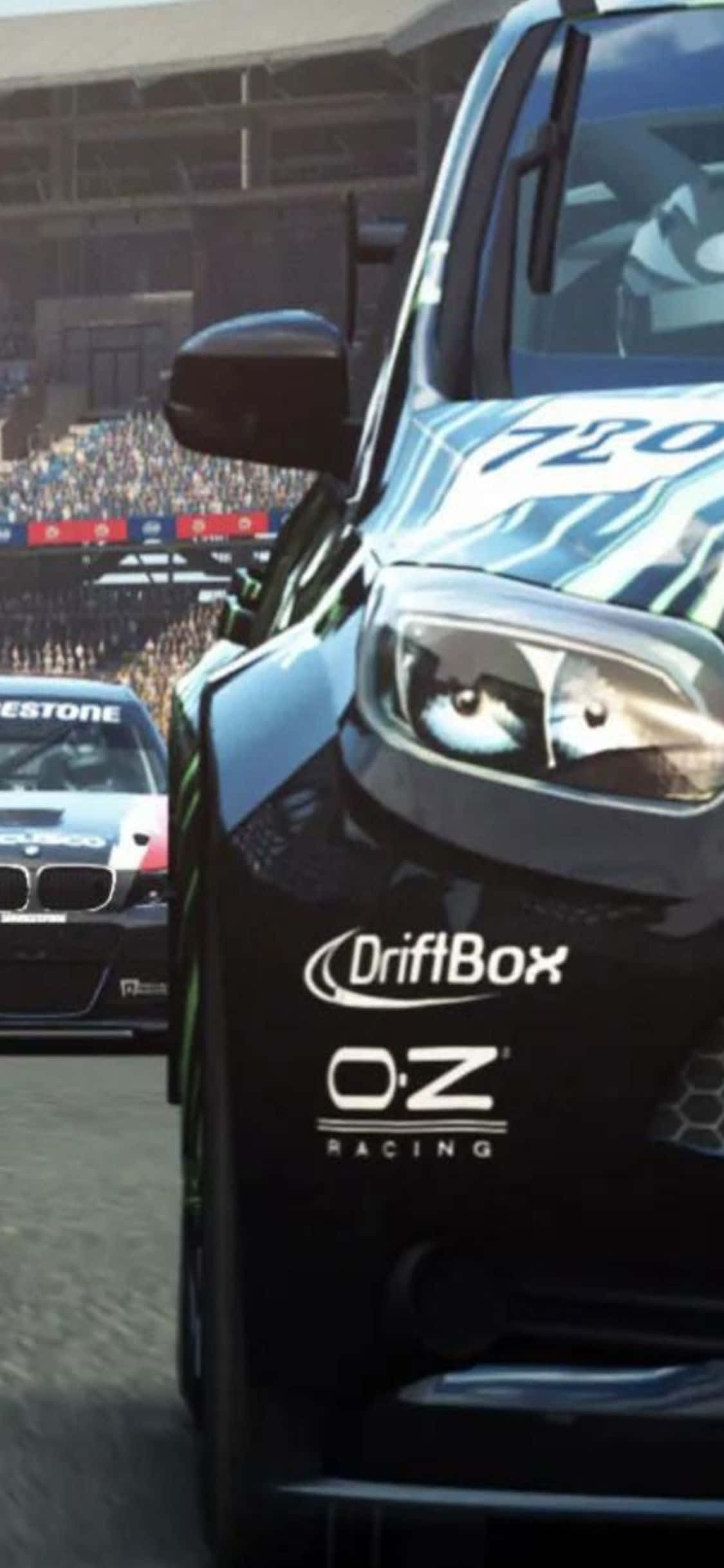 iPhone Xs Grid Autosport Driftbox Background Wallpaper