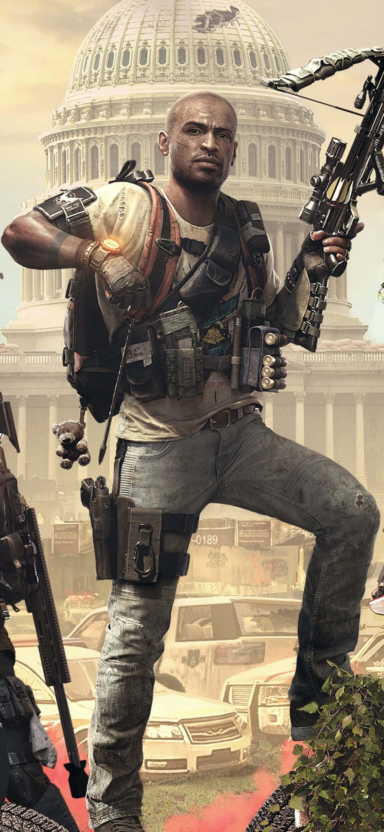 iPhone Xs Max at The Division: Isang Panalong Panalo Wallpaper