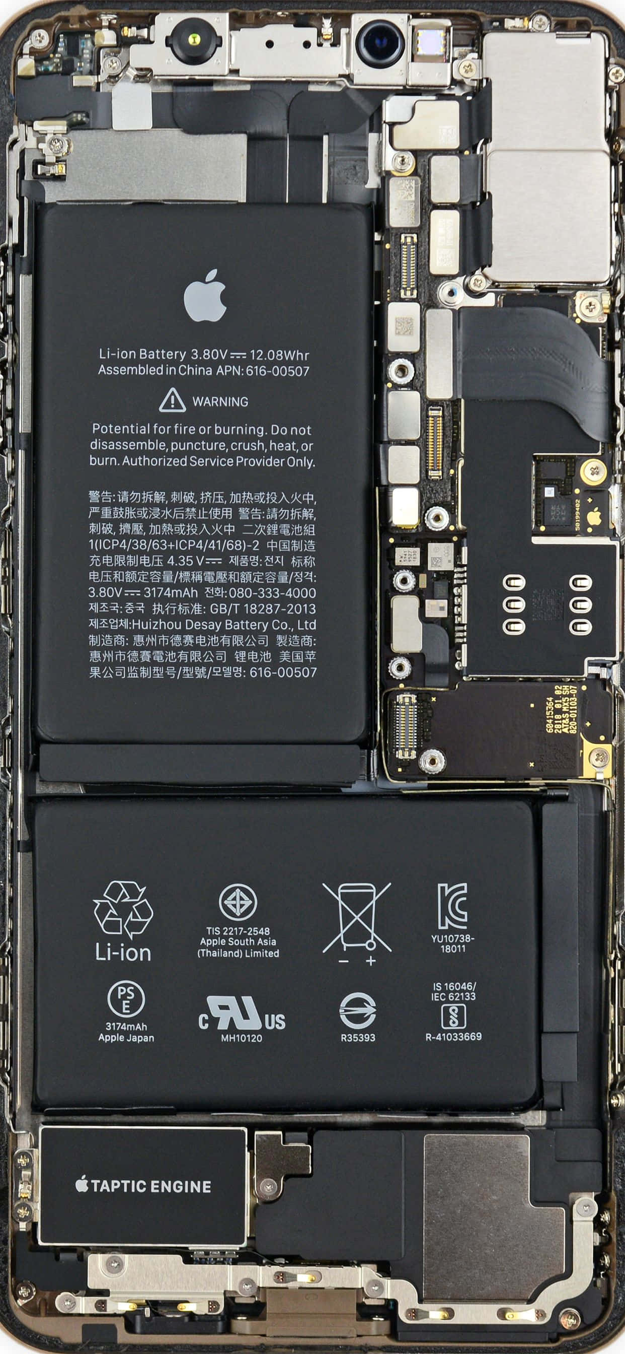 iPhone Xs Max Apple Background Back Components Wallpaper