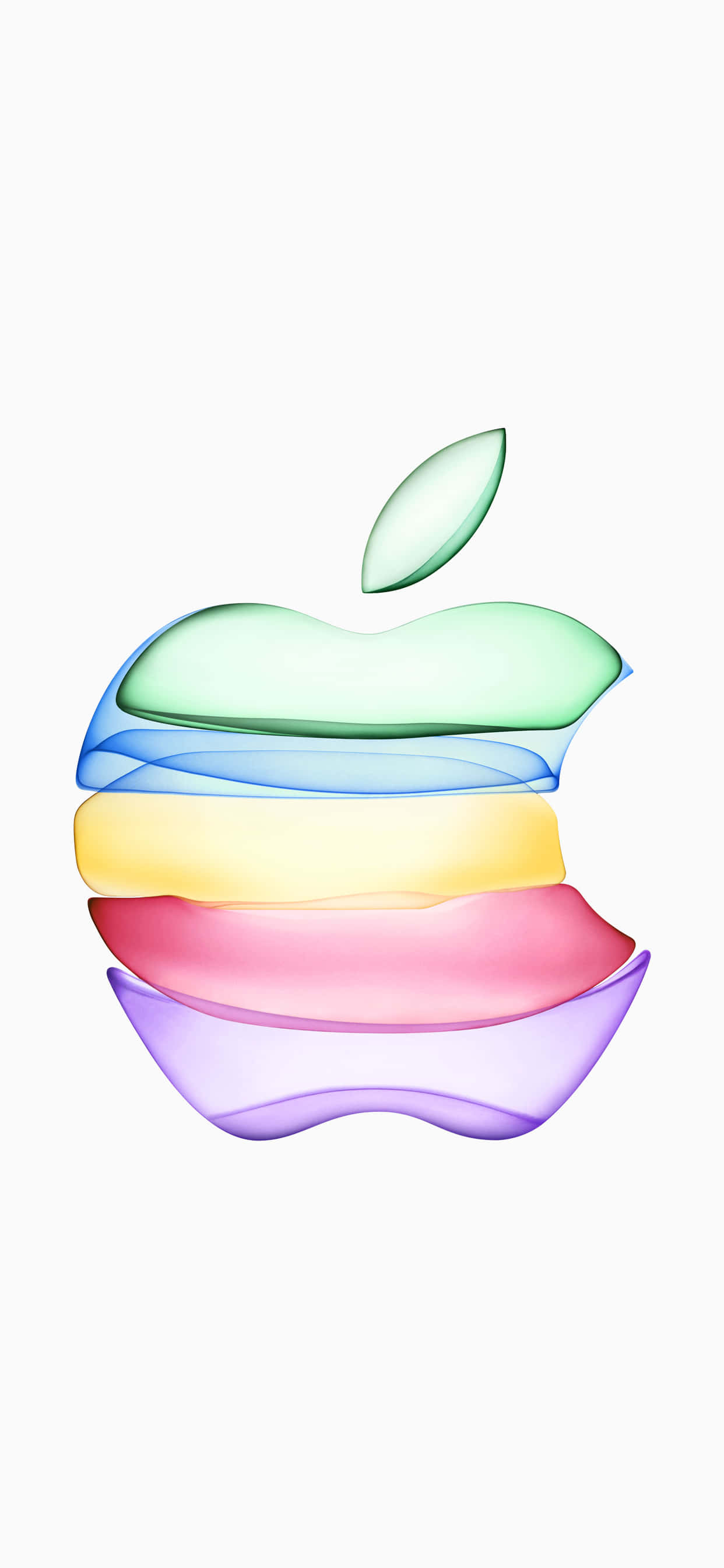 iPhone Xs Max Apple Background Makulay na Apple Logo Wallpaper