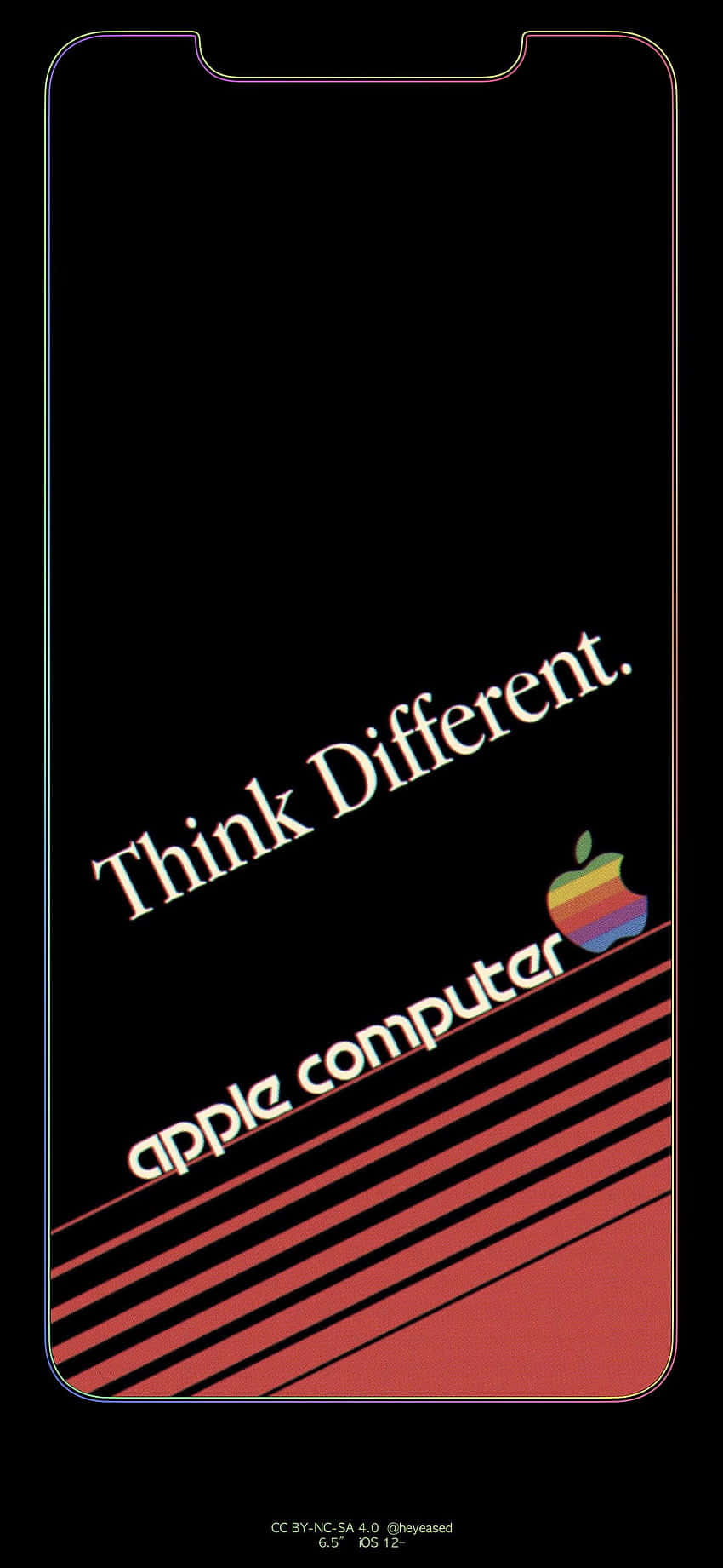 iPhone Xs Max Apple Background Think Different Wallpaper