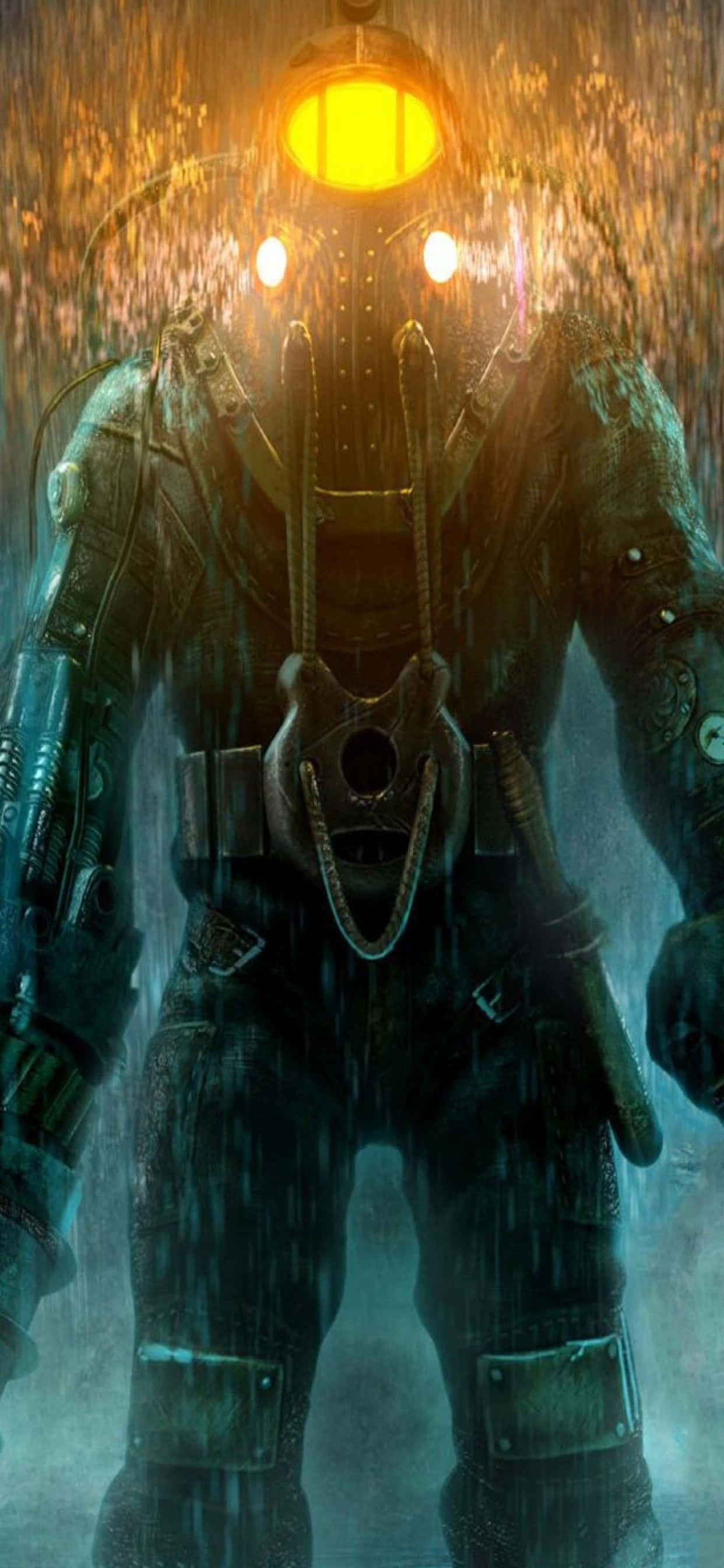 iPhone Xs Max Bioshock Infinite Big Daddy Background Layout Wallpaper