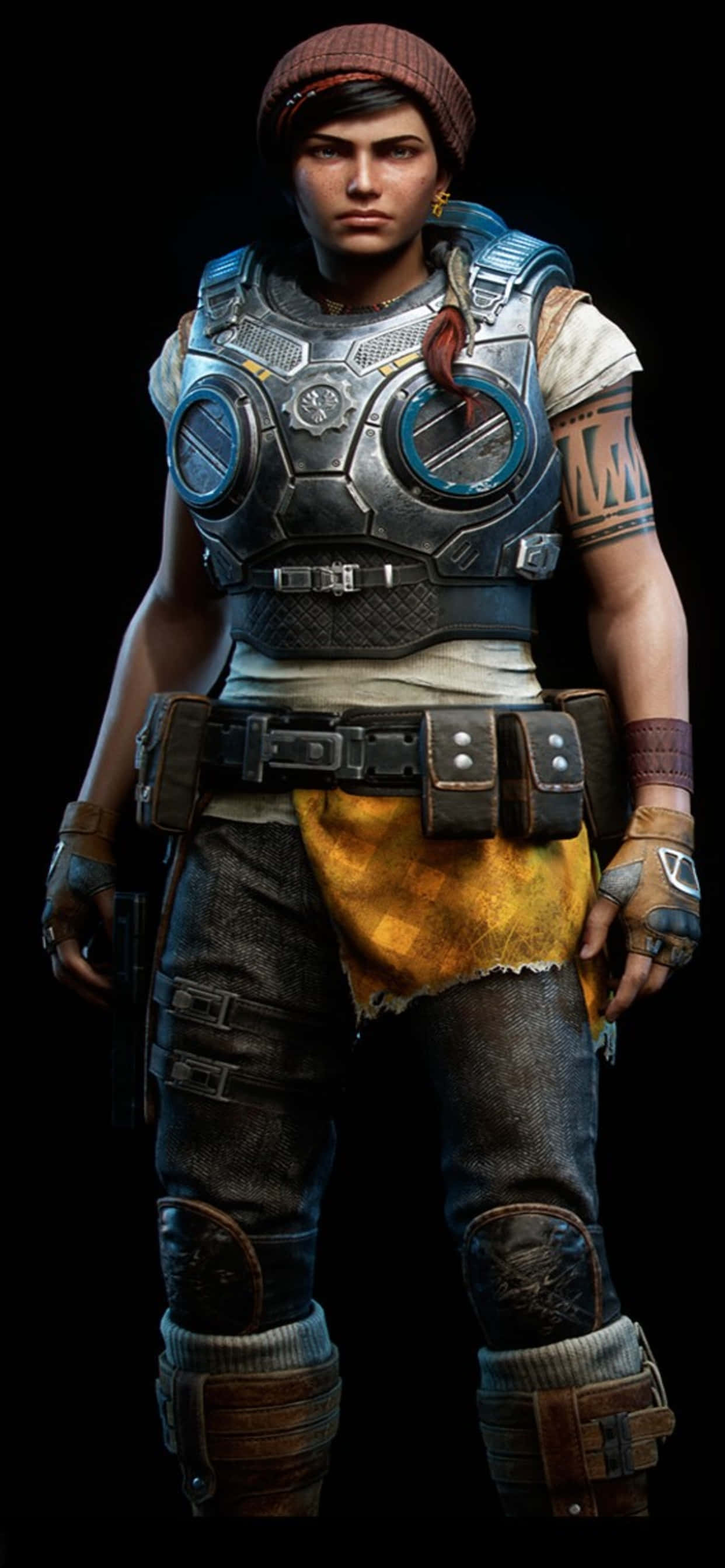 iPhone XS Max Gears Of War 5 Kait Diaz Background Wallpaper