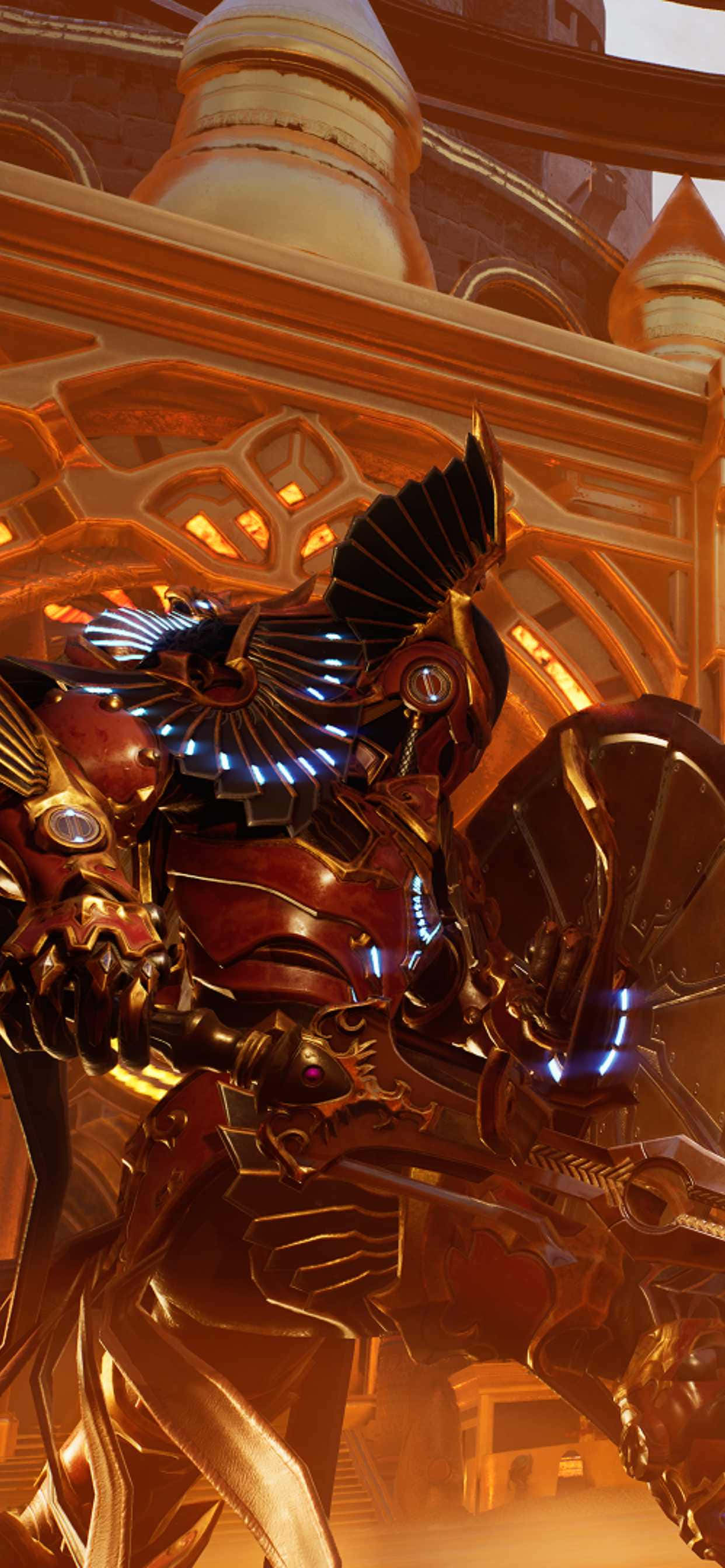 iPhone Xs Max Godfall Phoenix Solaris Background Wallpaper