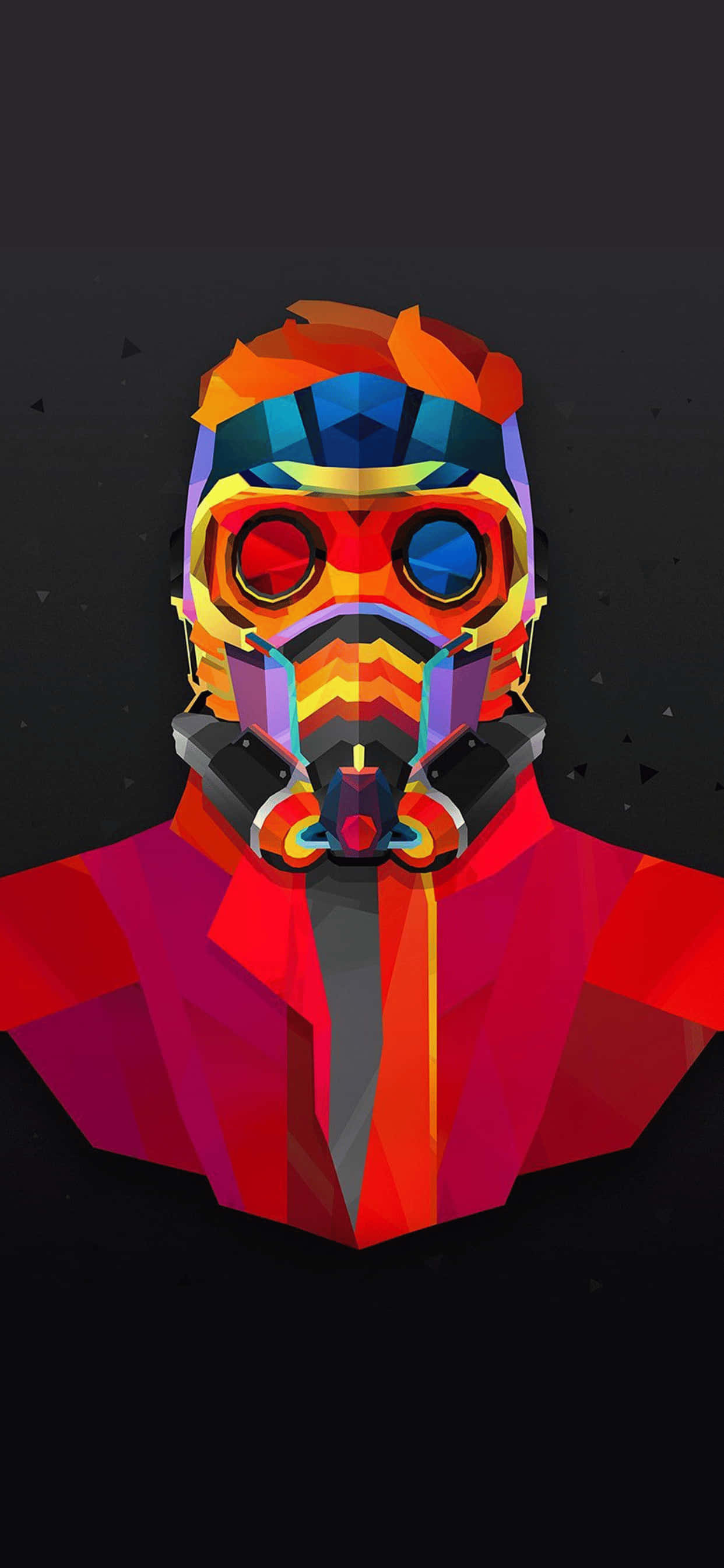 iPhone XS Max Marvel Guardians Star Lord Background Wallpaper