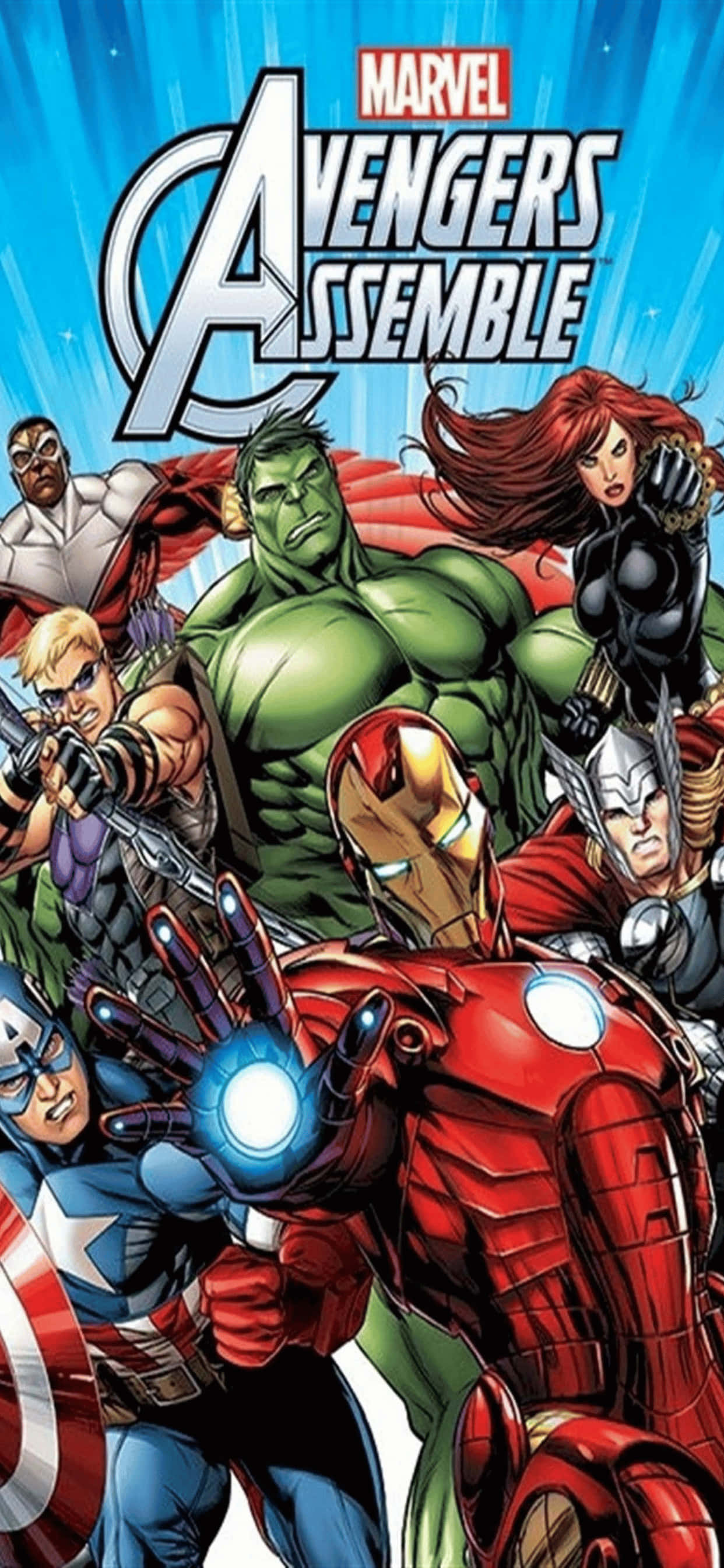 iPhone XS Max Marvel Hulk At Black Widow Background Wallpaper