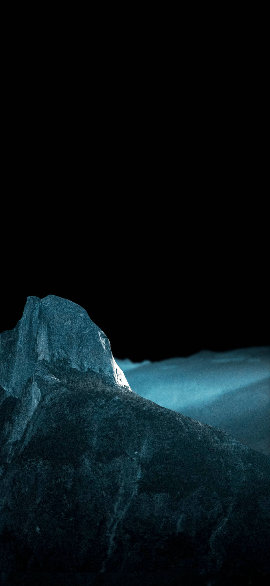 iPhone XS Max OLED Blue Mountains Wallpaper