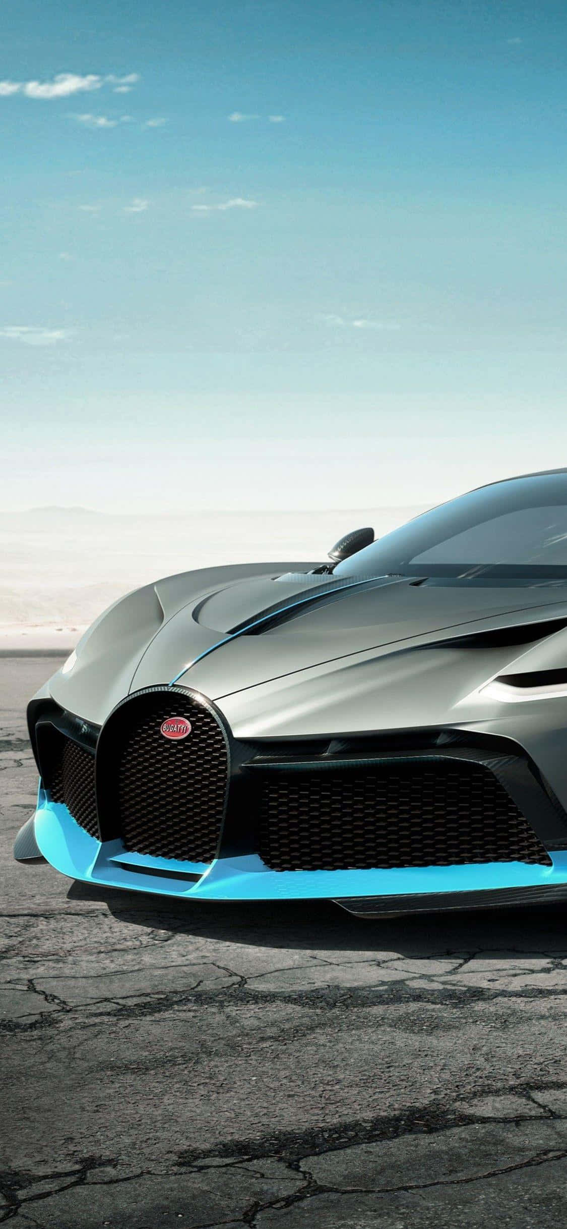 iPhone XS Max Project Cars 2 Dark Grey Bugatti Divo Background Wallpaper