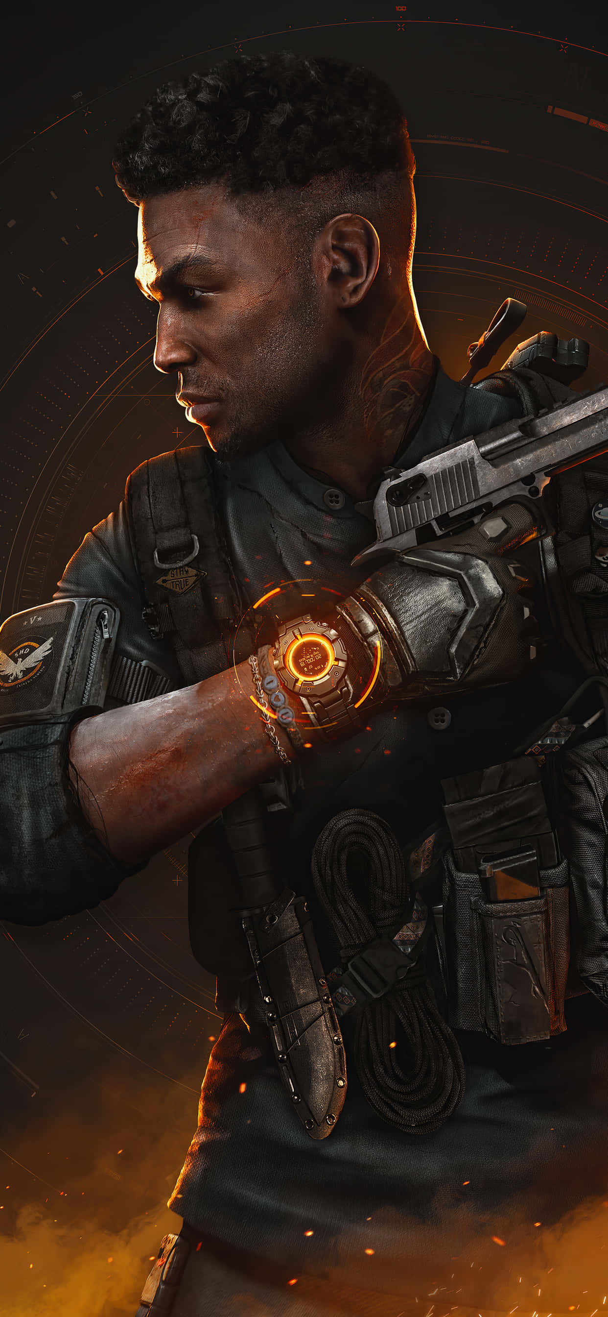 iPhone XS Max sa Video Game The Division Wallpaper