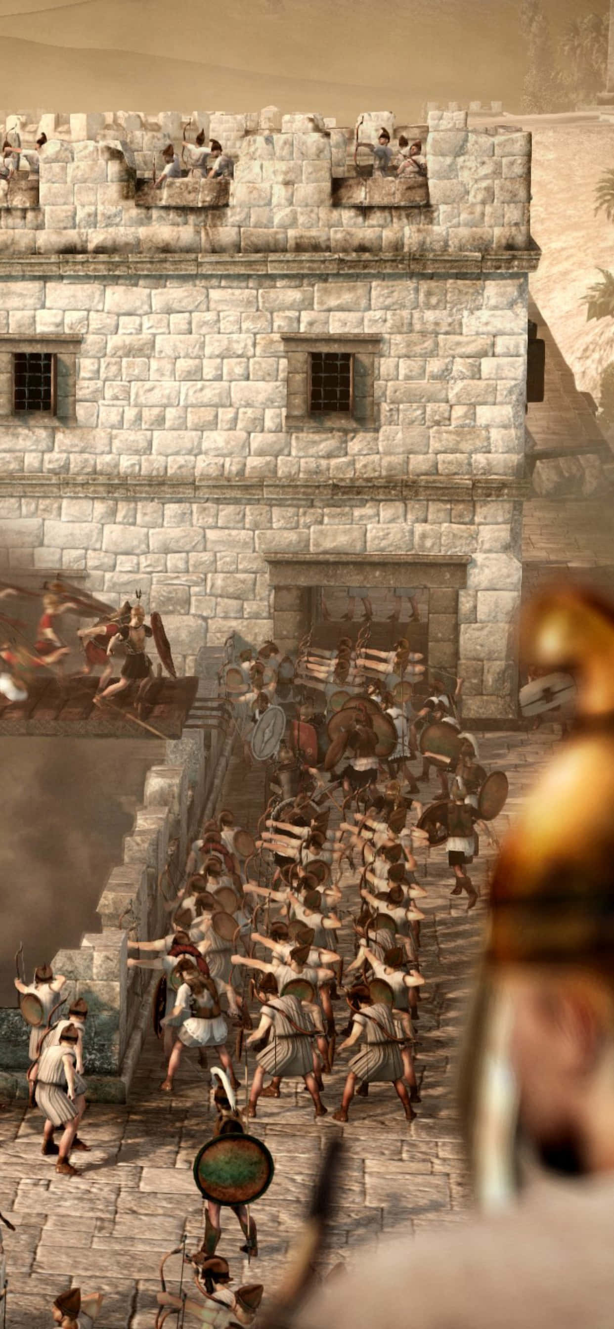 iPhone XS Max Total War Attila Siege Of Carthage Background Wallpaper