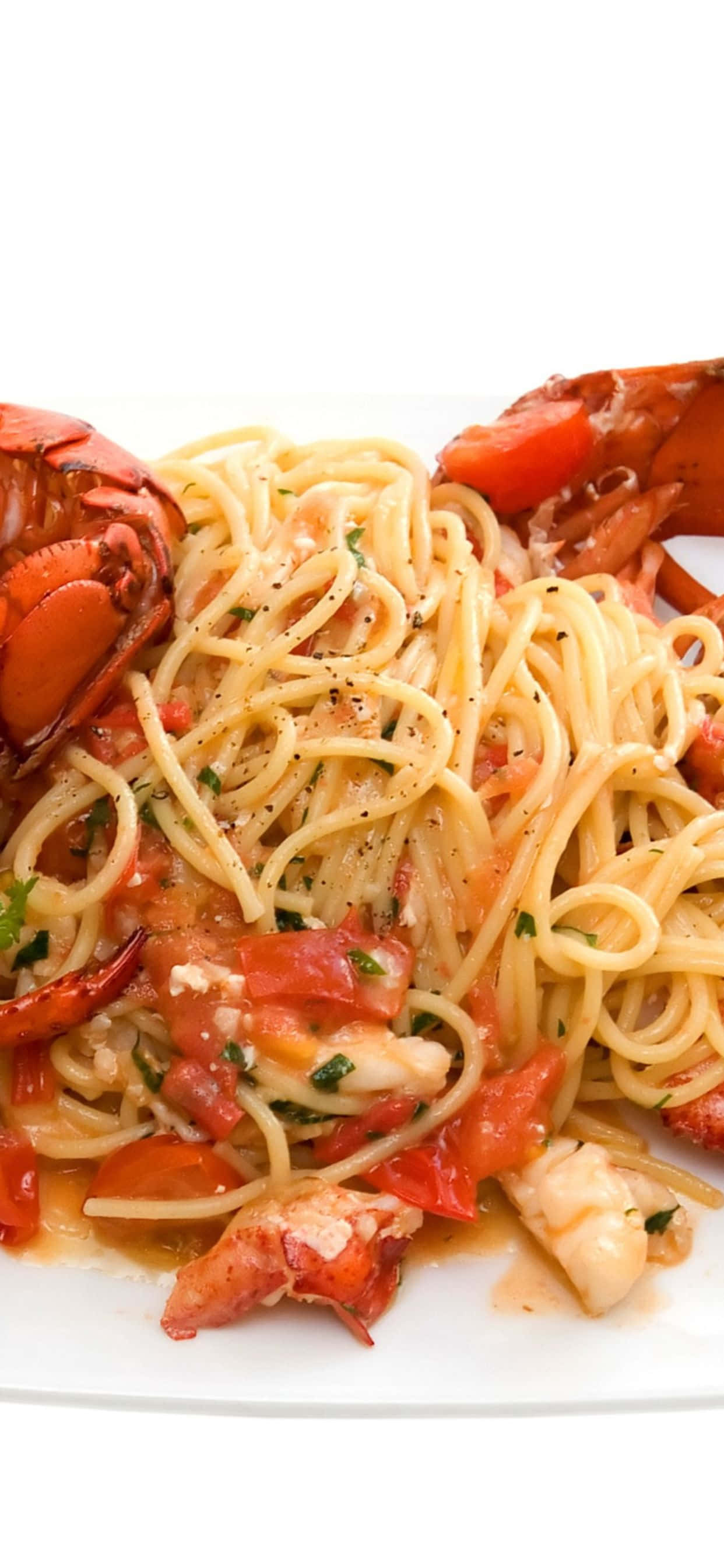 iPhone Xs Pasta Background Wallpaper