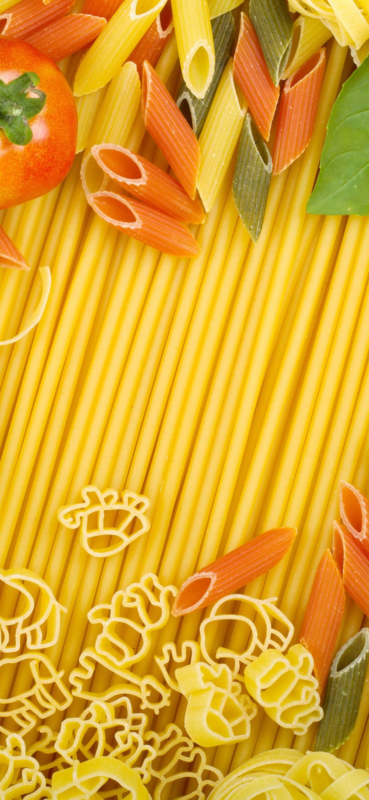 iPhone Xs Pasta Background Wallpaper