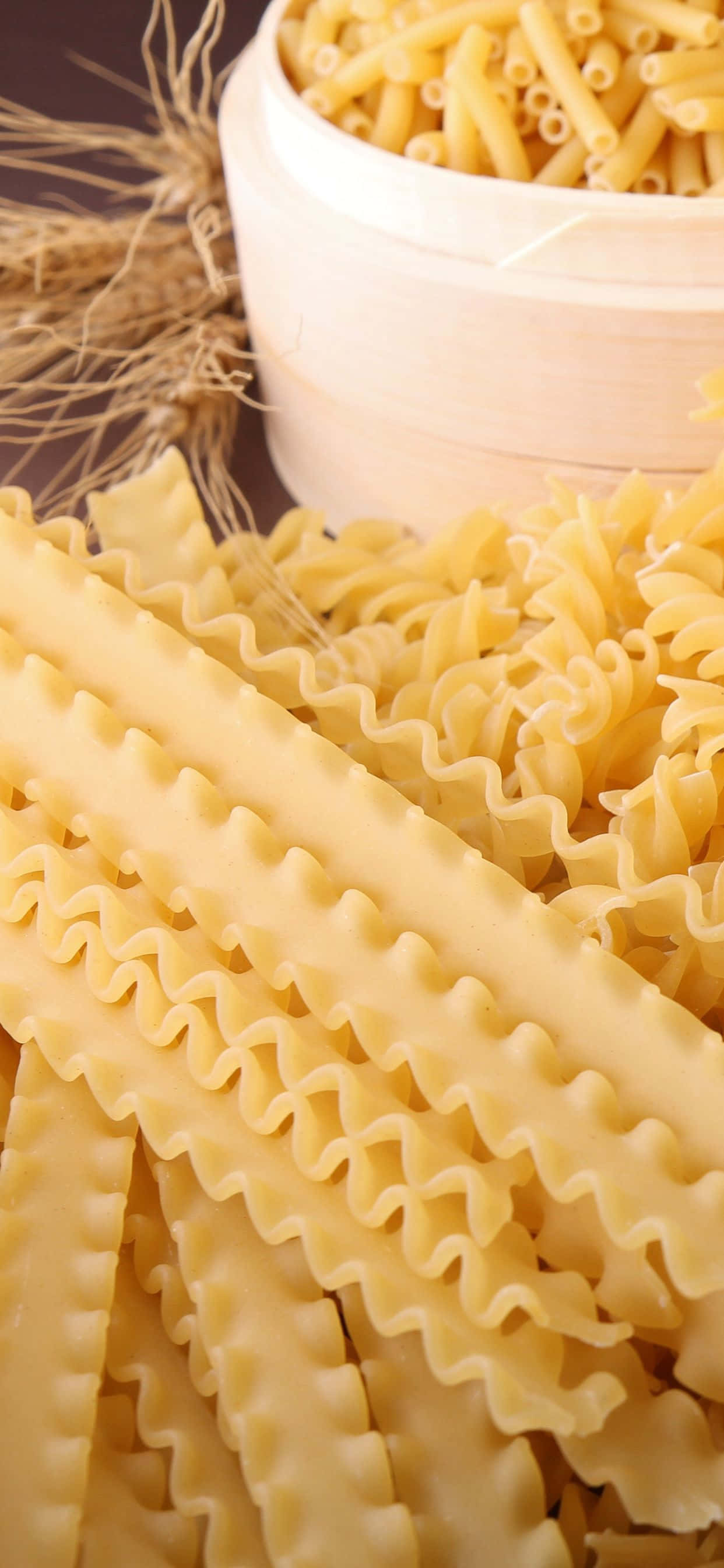 iPhone Xs Pasta Background Wallpaper