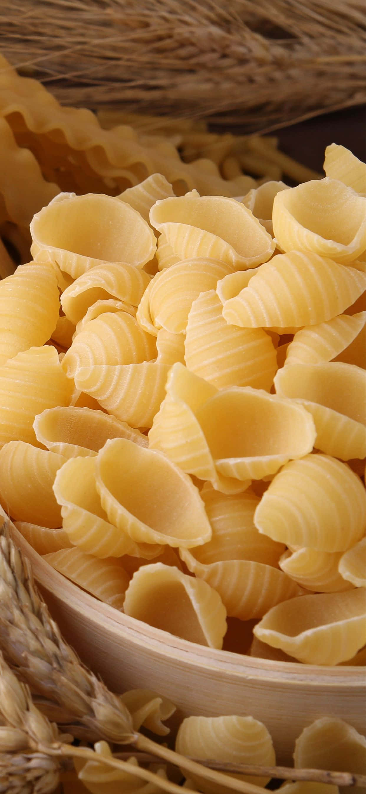 iPhone Xs Pasta Background Wallpaper
