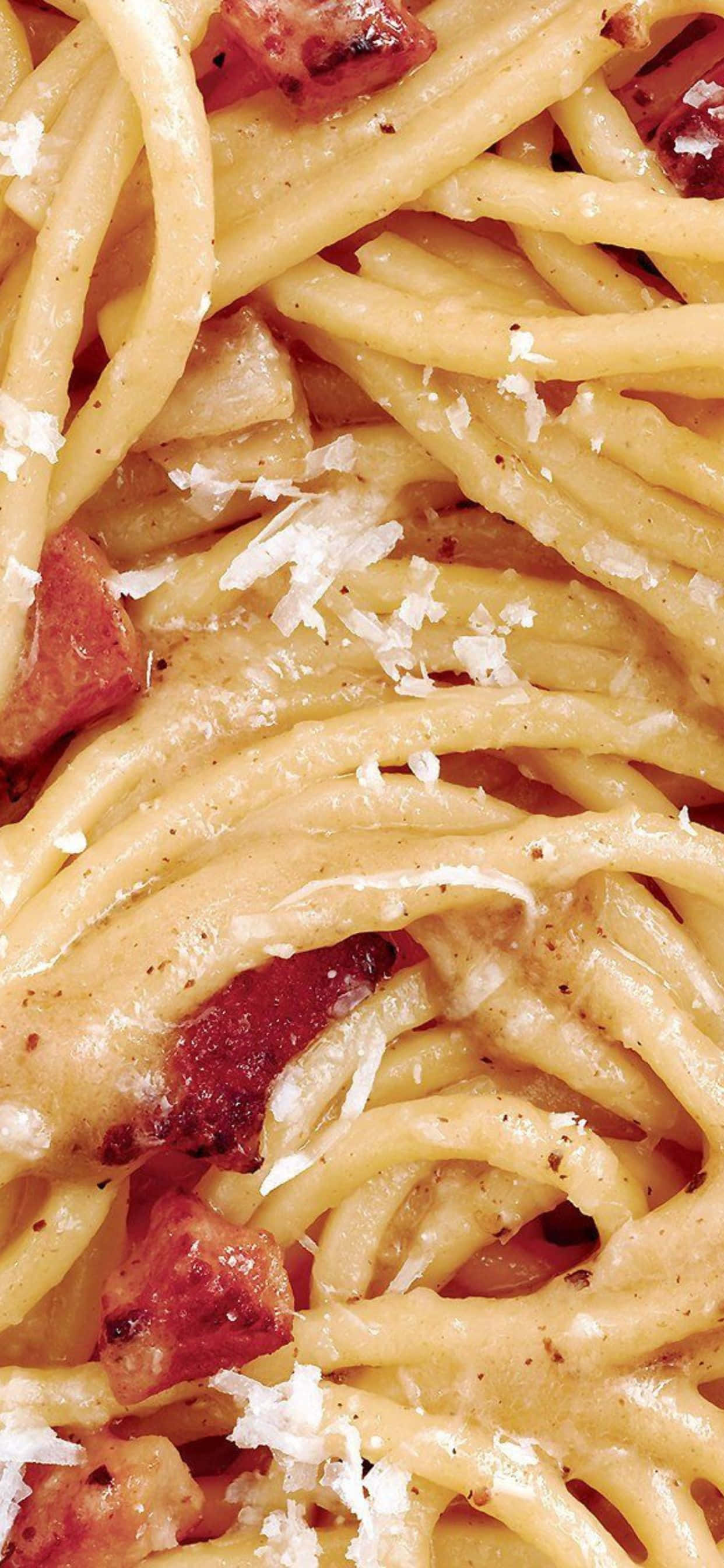 iPhone Xs Pasta Background Wallpaper