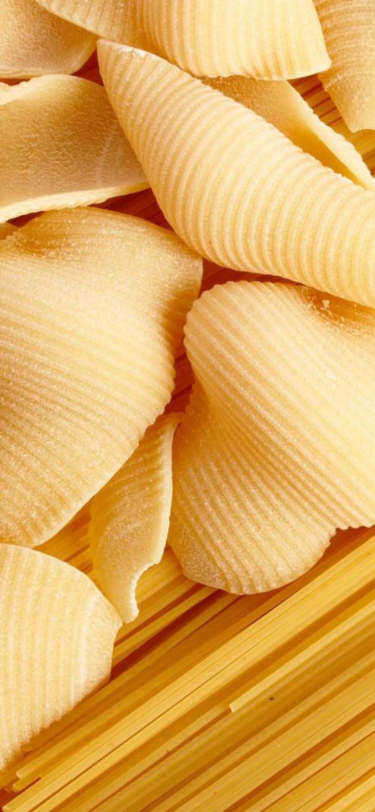 iPhone Xs Pasta Background Wallpaper