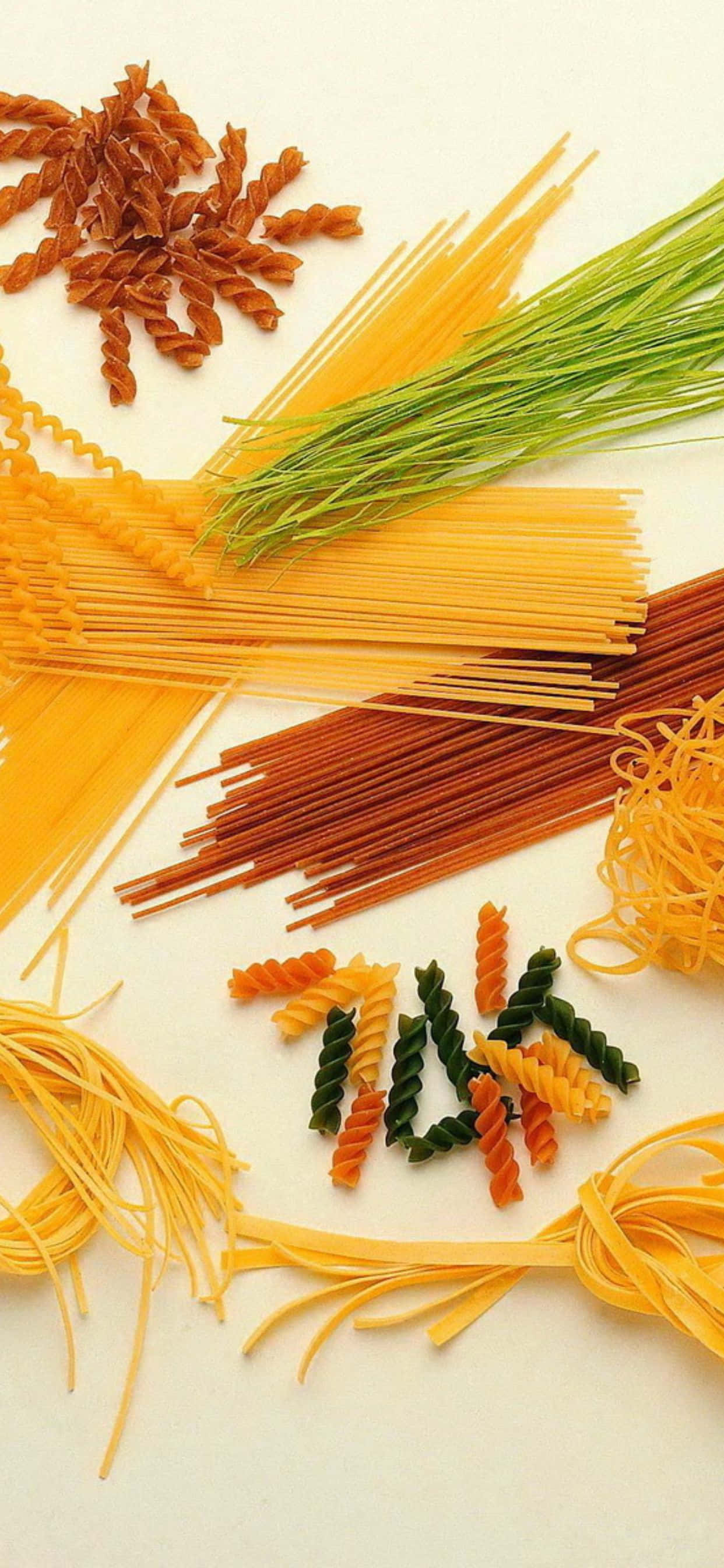 iPhone Xs Pasta Background Wallpaper