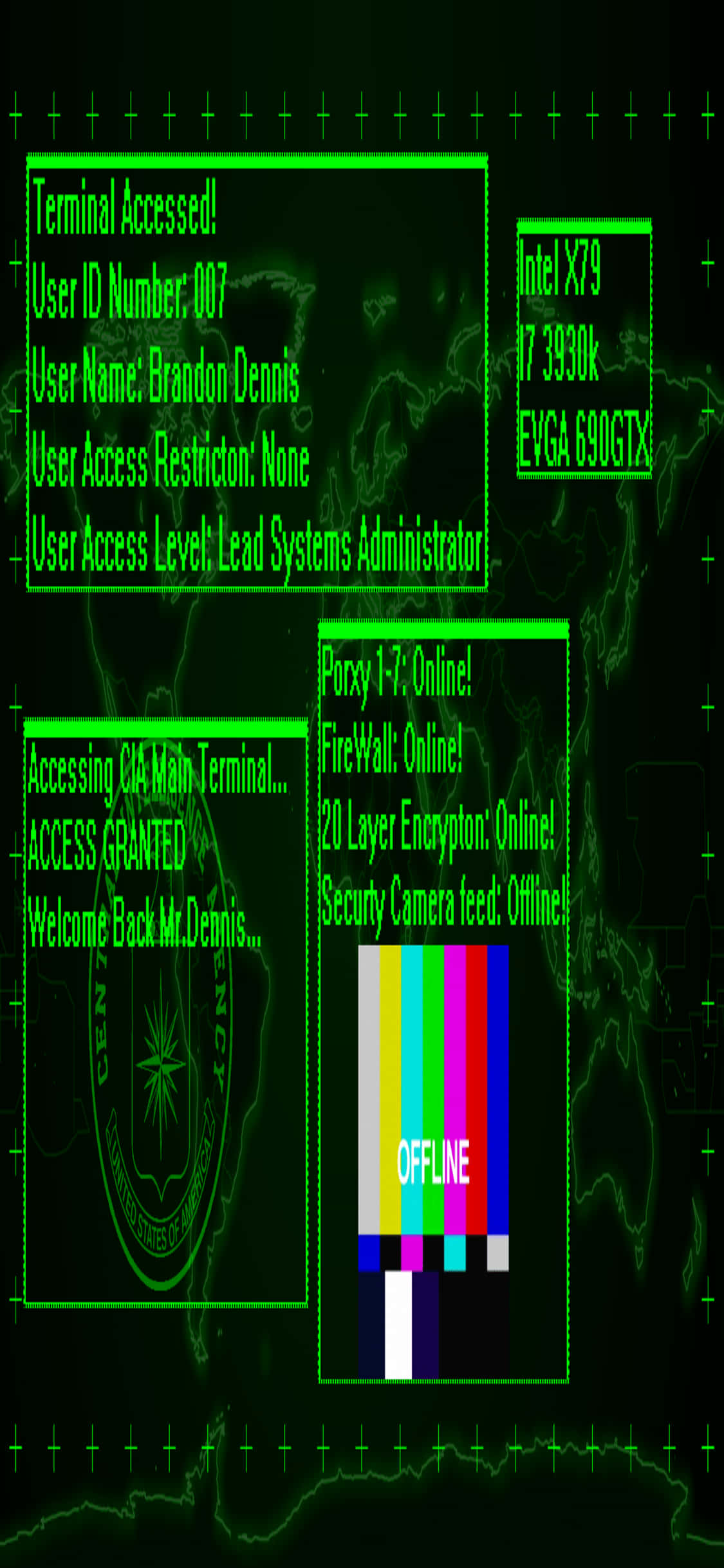 iPhone Xs Programming Background Hacked Terminal Wallpaper