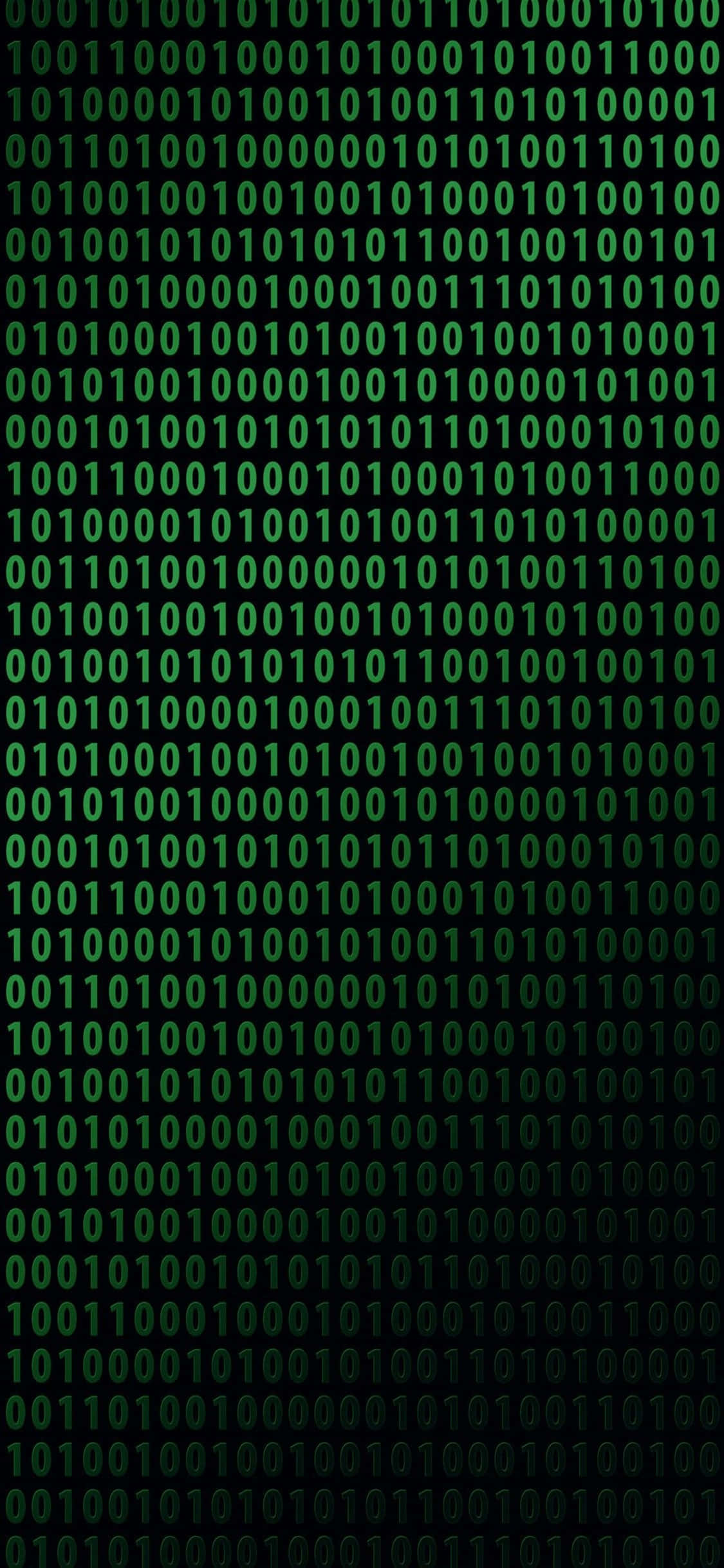 iPhone Xs Programming Background Binary Code Wallpaper