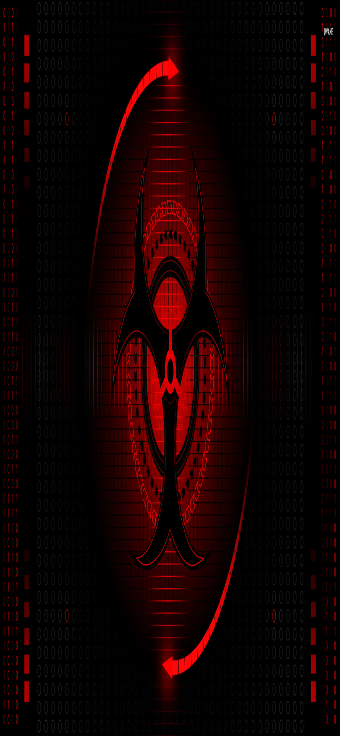 iPhone Xs Programming Background Biohazard Symbol Wallpaper