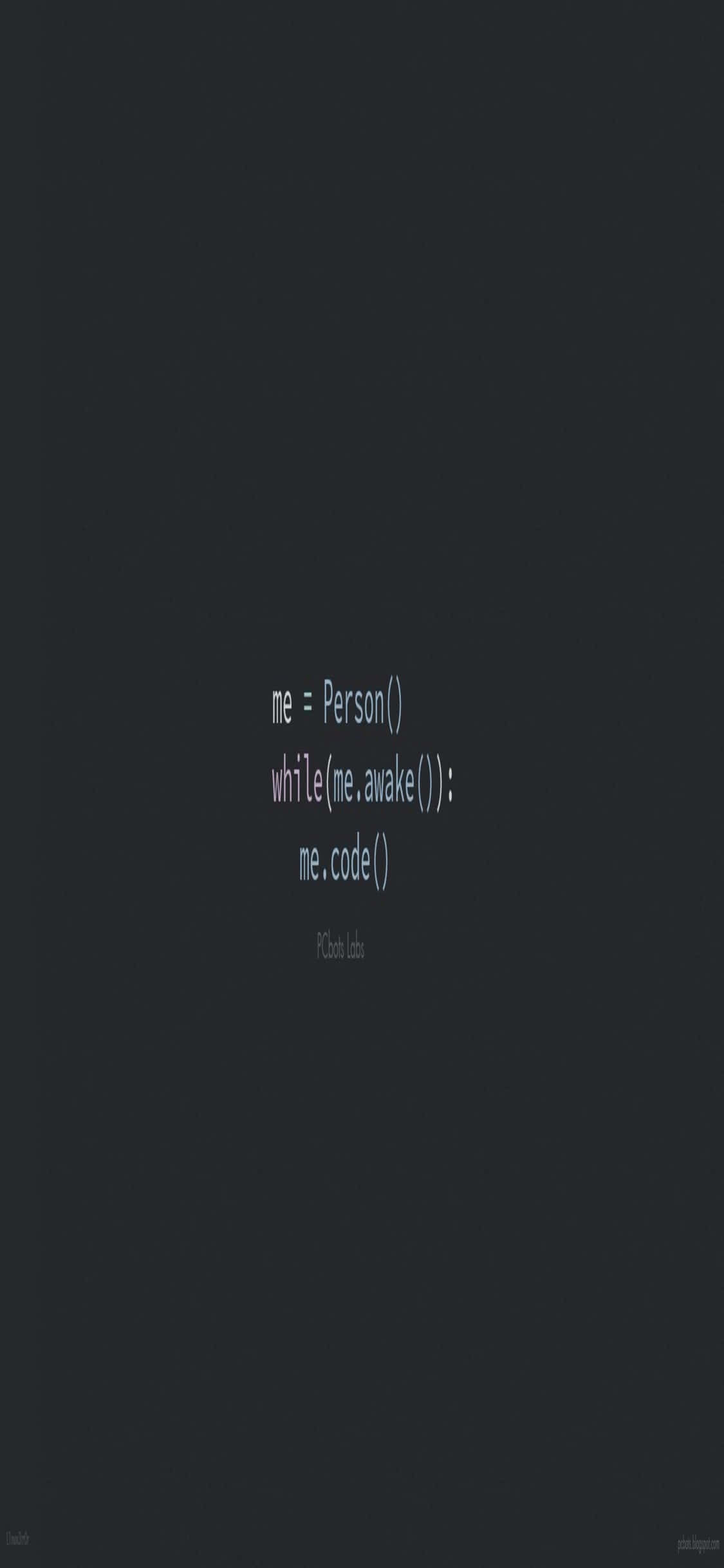 iPhone Xs Programming Background Blur Code Wallpaper