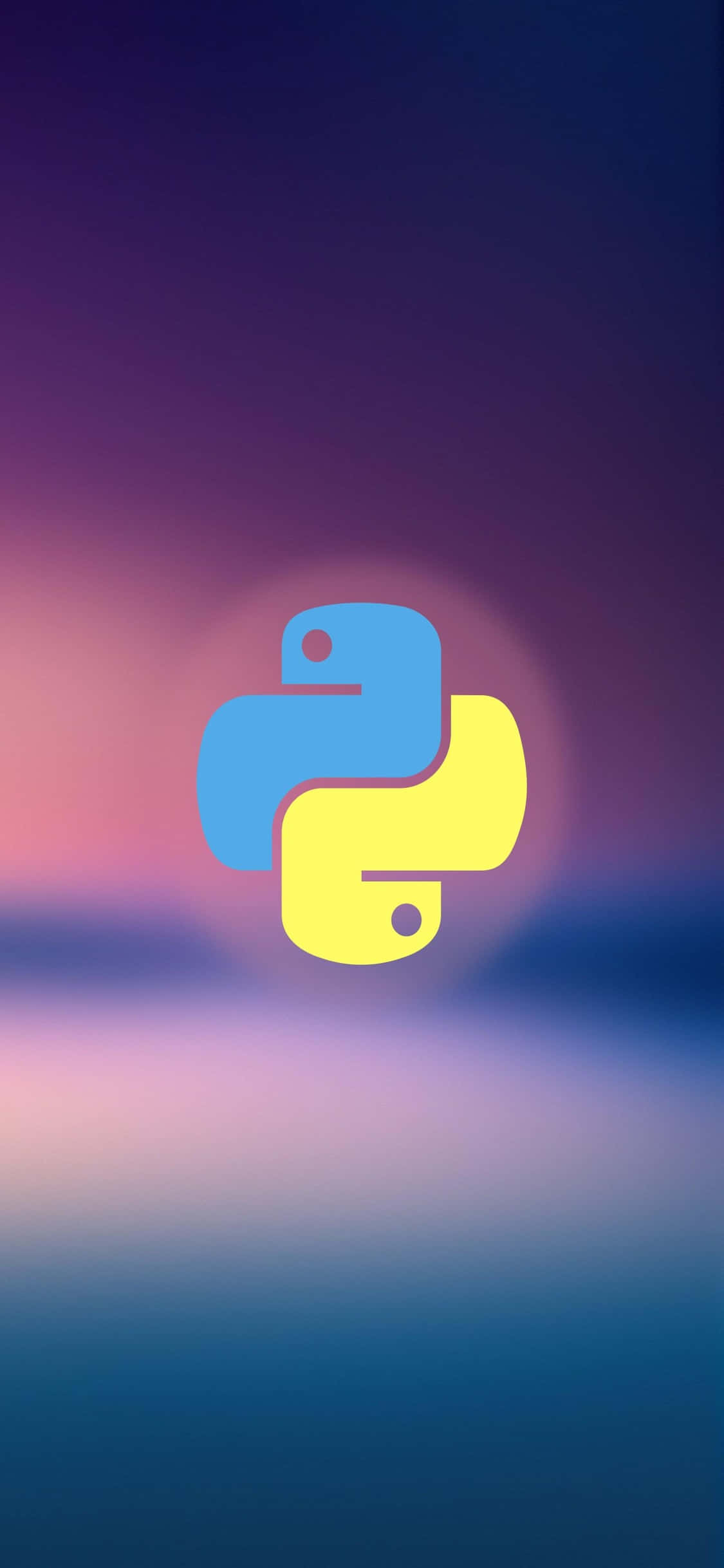 iPhone Xs Programming Background Python Logo Wallpaper