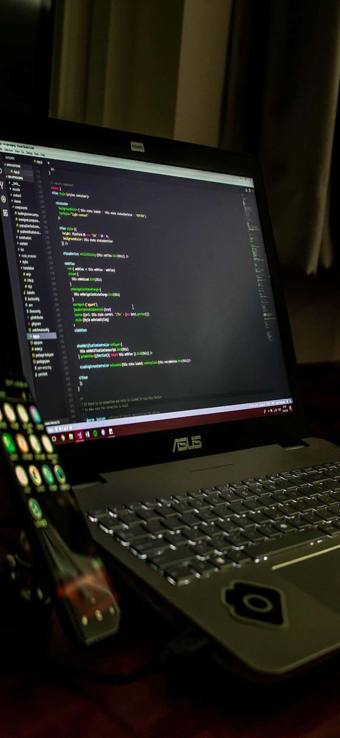 iPhone Xs Programming Background Sa Laptop Screen Wallpaper