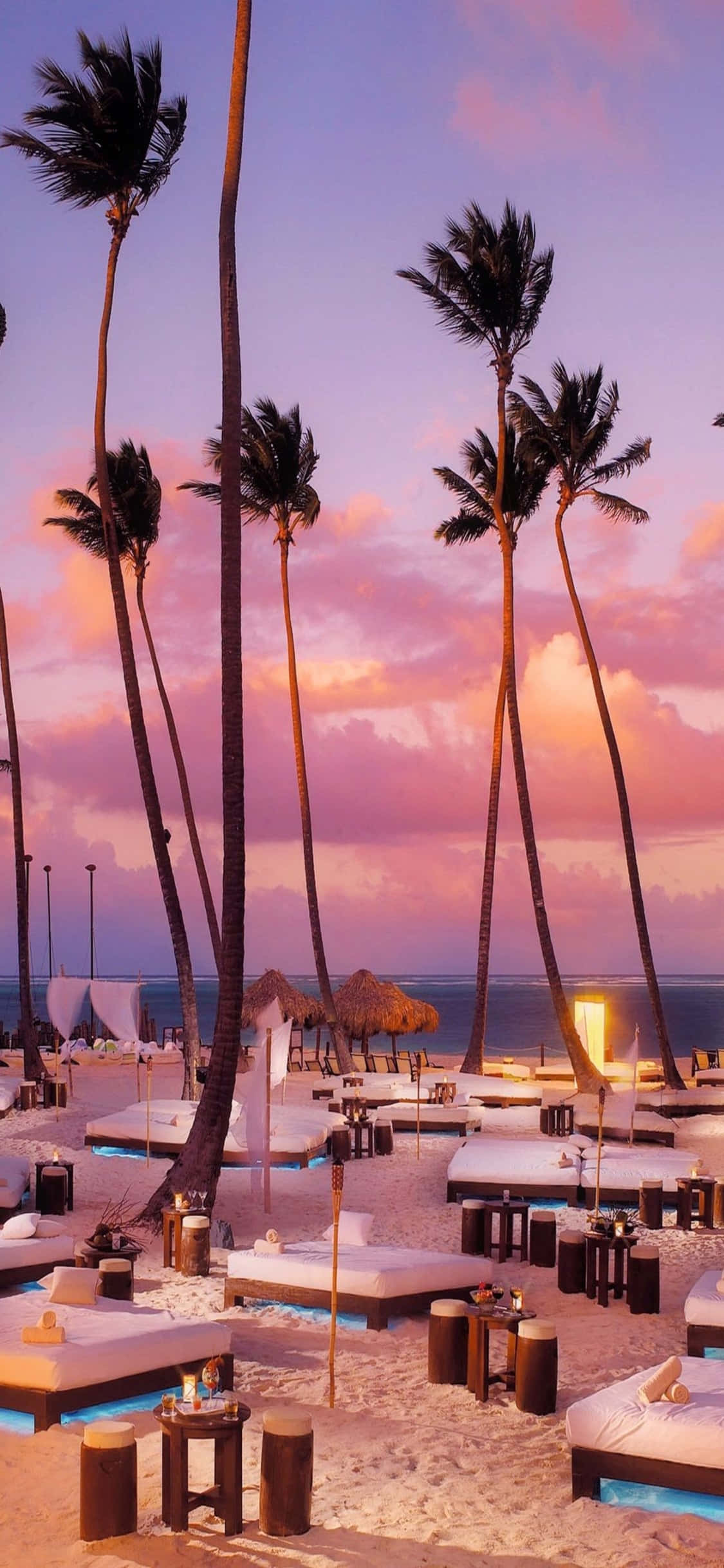 iPhone XS Punta Cana Beach Background Wallpaper