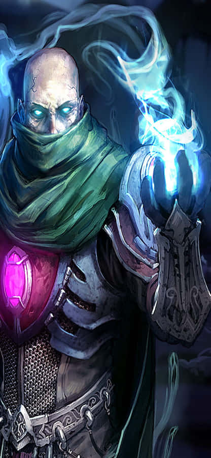 iPhone Xs Runescape Background Nomad Showing His Powers Wallpaper