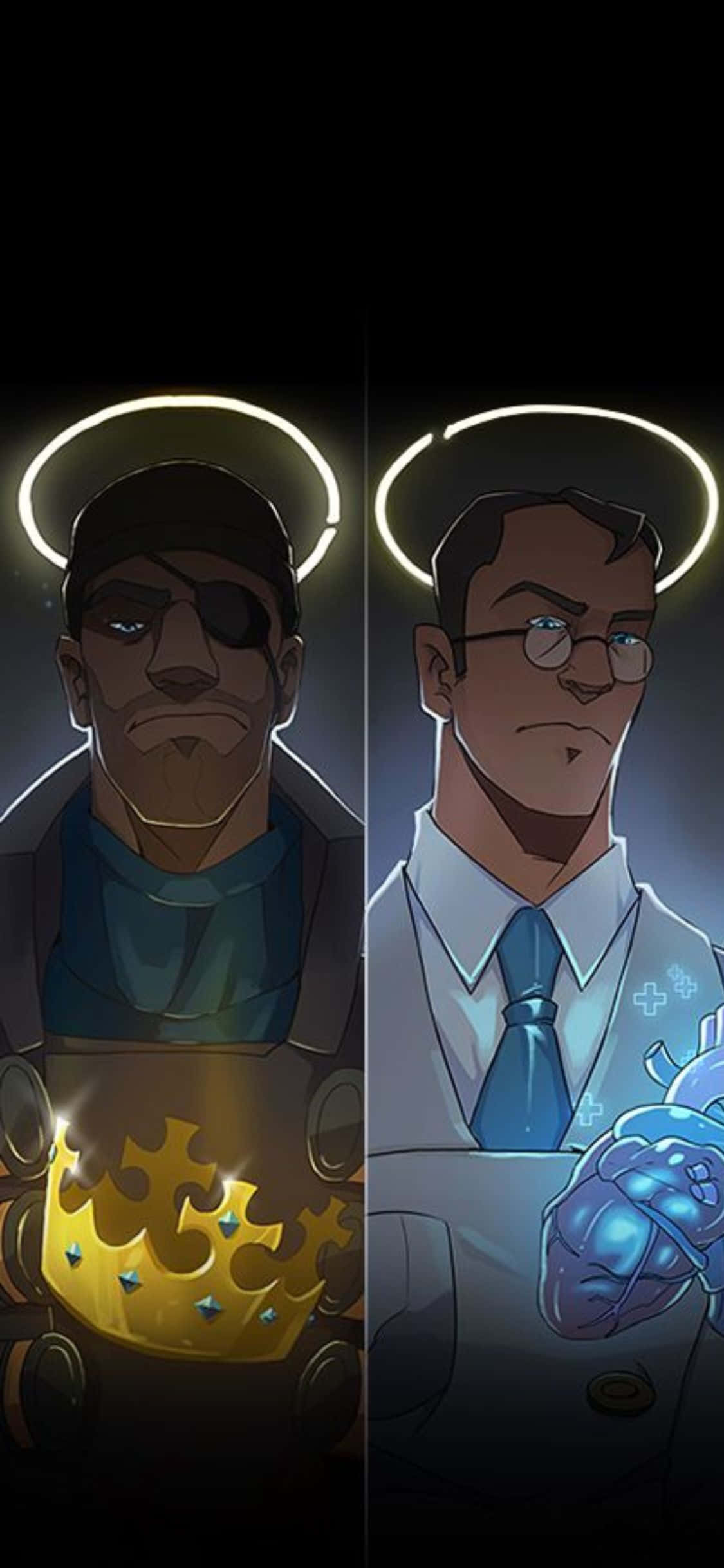 iPhone Xs Tf2 Background Demoman At Ang Medic Halos Wallpaper