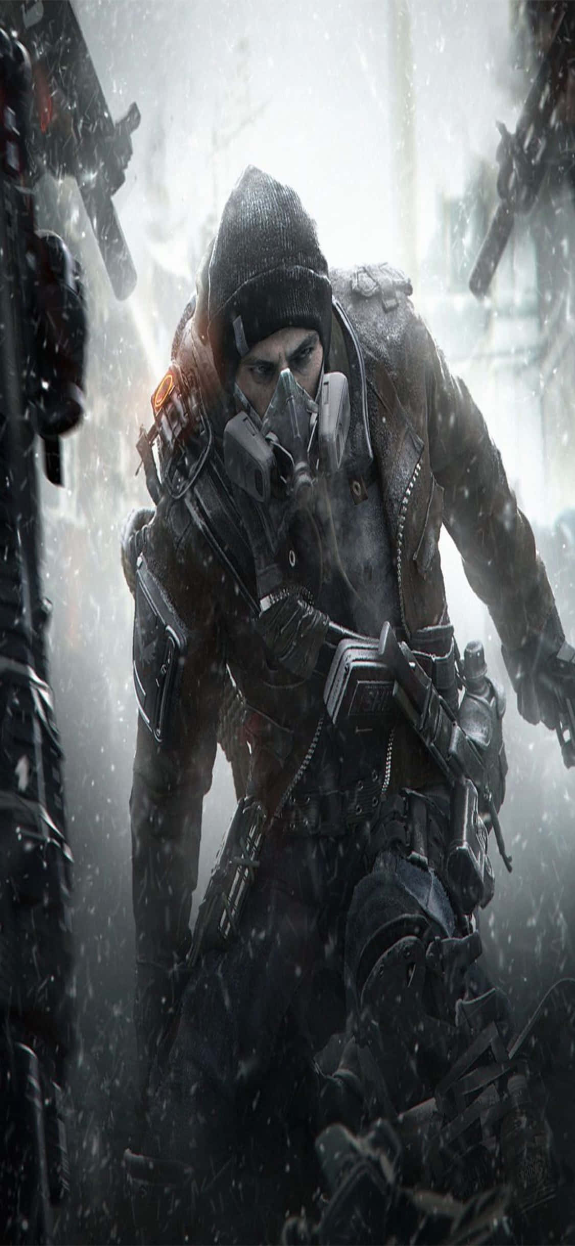 iPhone Xs The Division Background Lalaki na Inambush Wallpaper