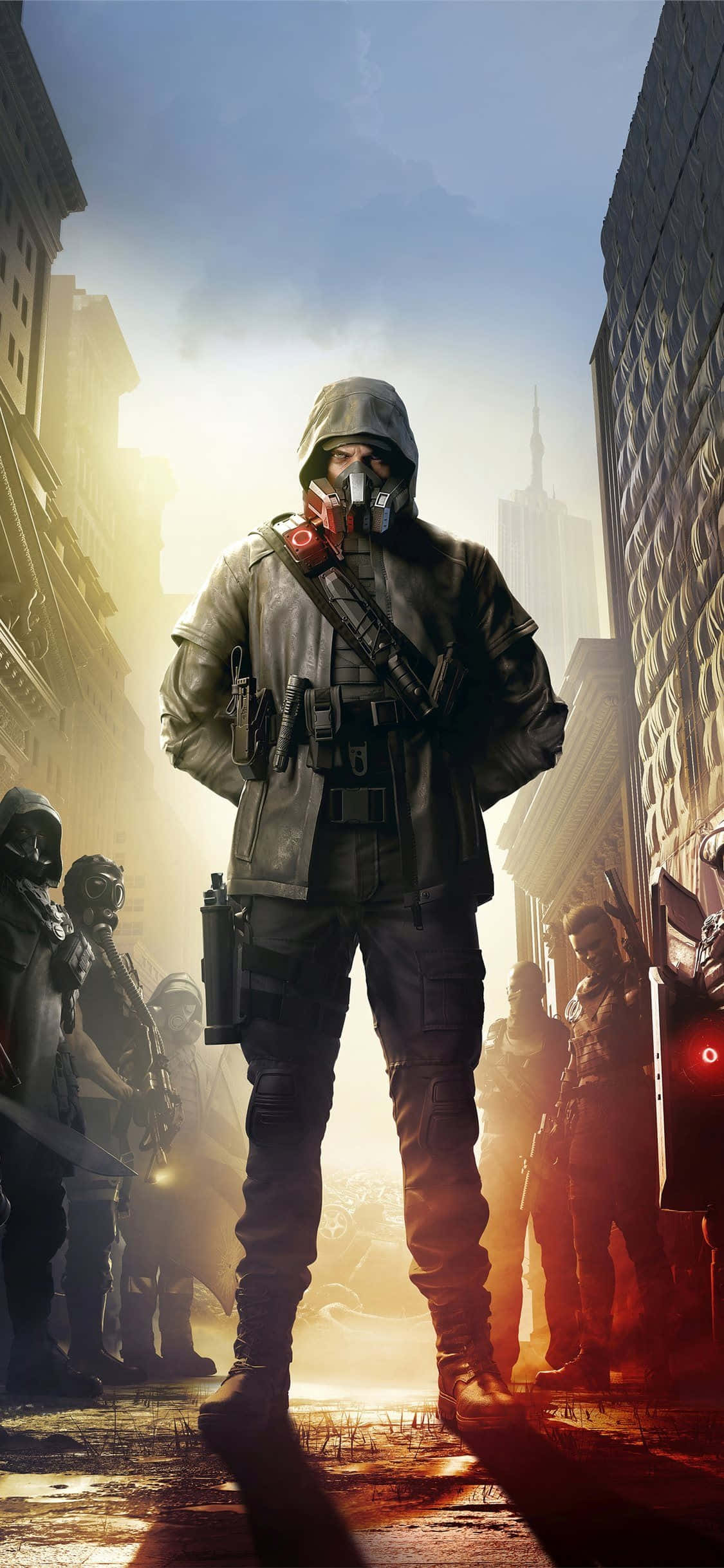 iPhone Xs The Division Background Squad Leader Wallpaper